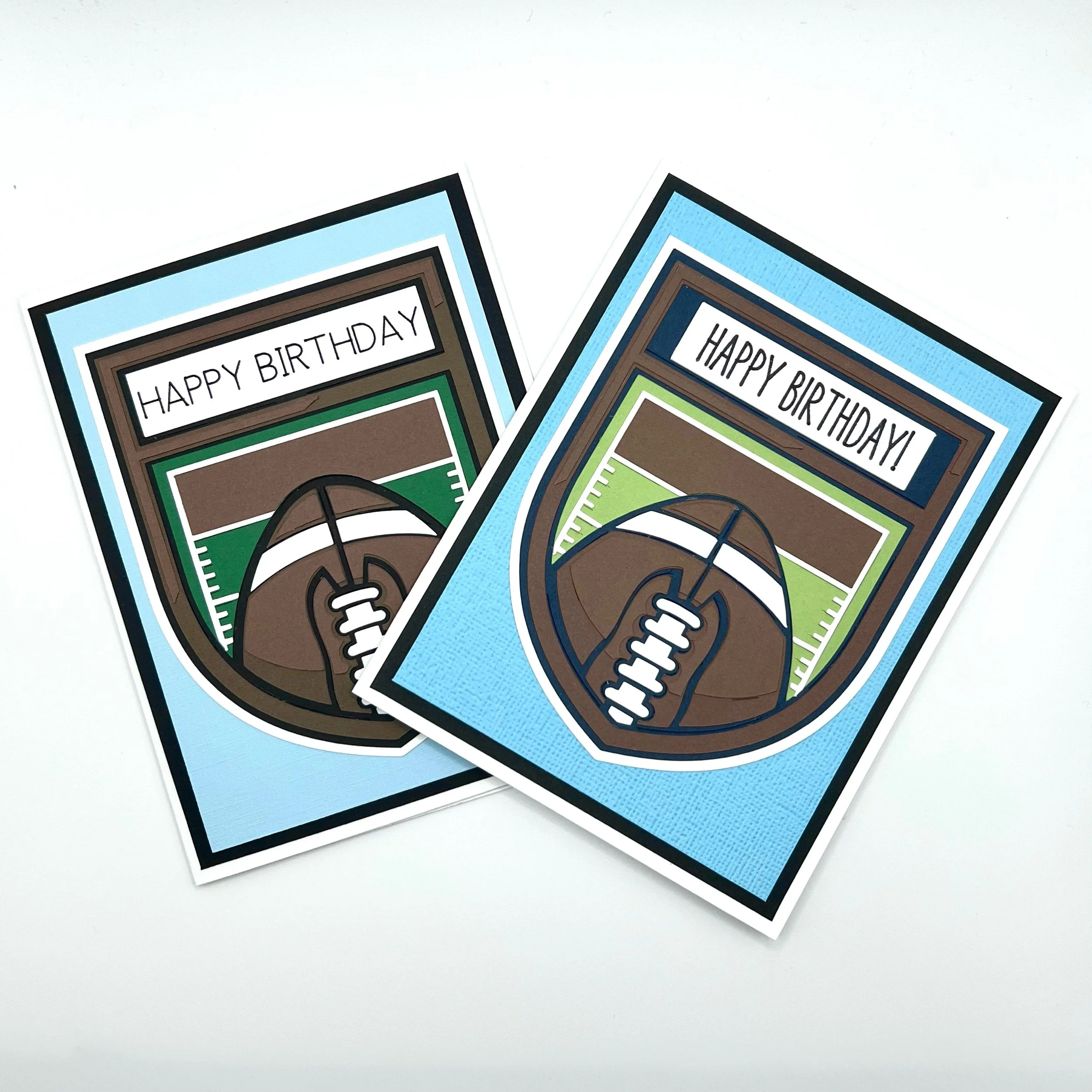 Football Crest Birthday Card
