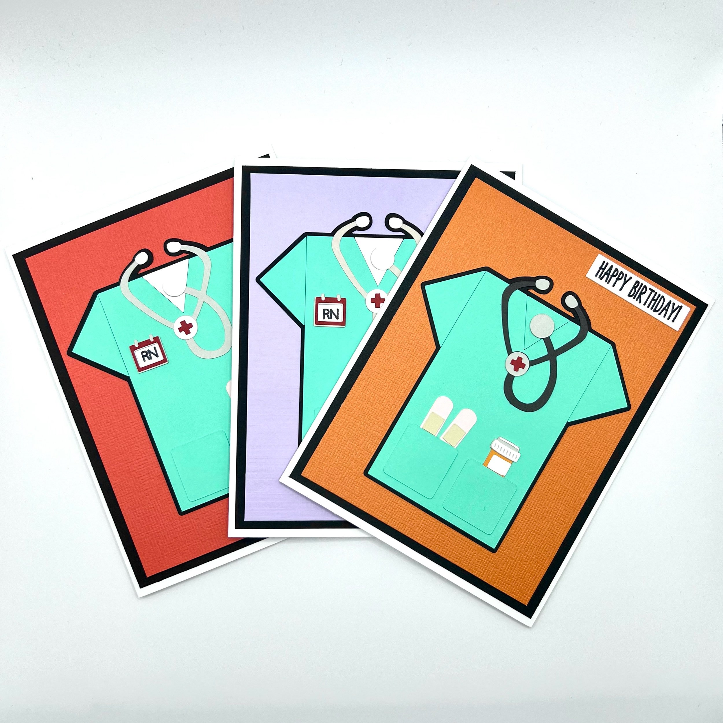 Nurse Uniform Birthday Card