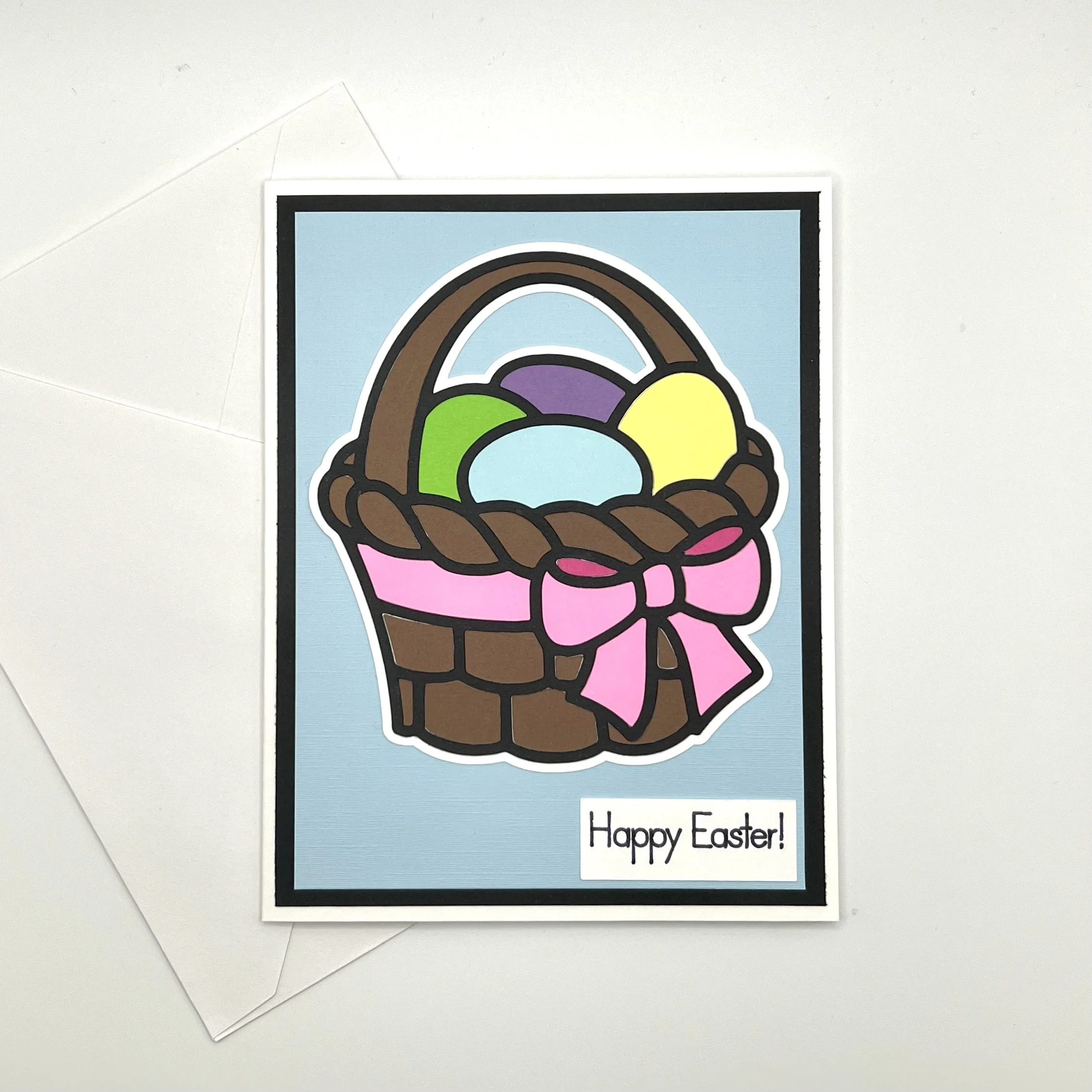 Easter Egg Basket Card