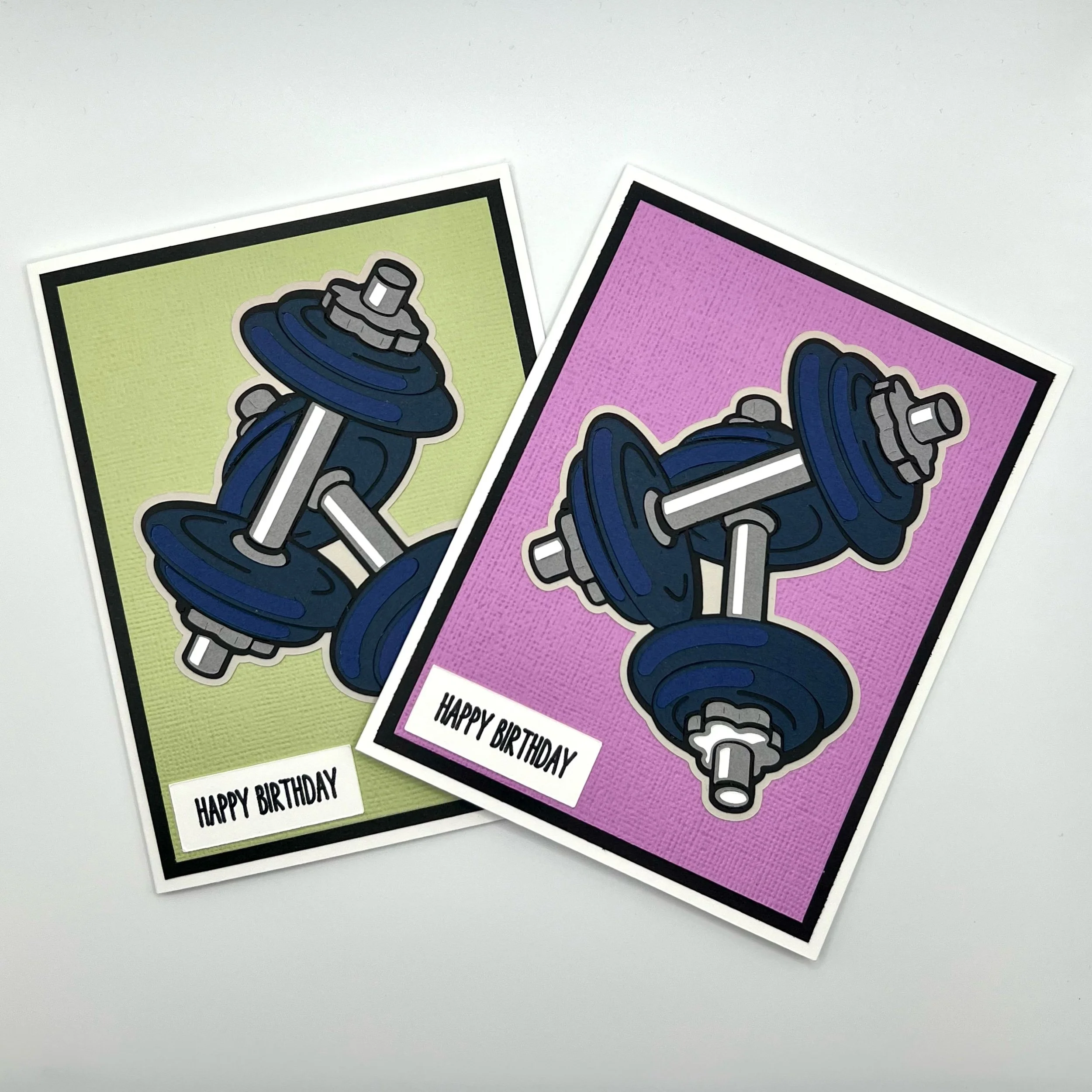 Weightlifter Birthday Card