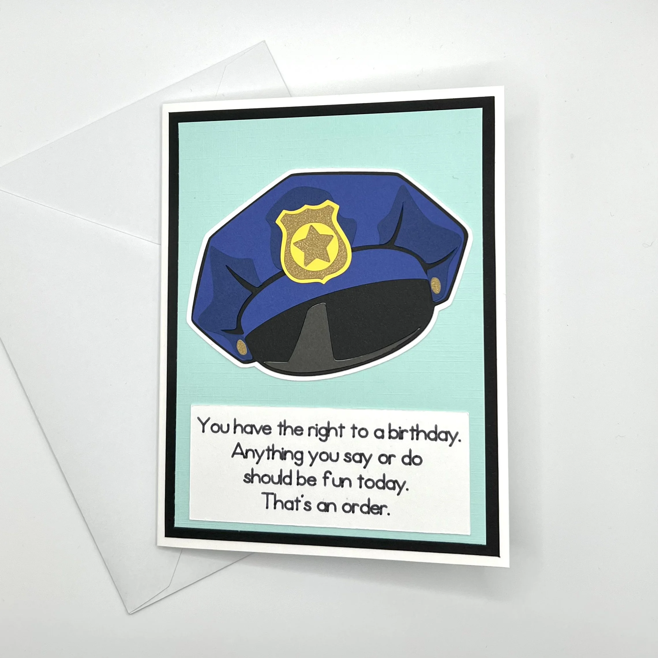 Funny Police Birthday Card