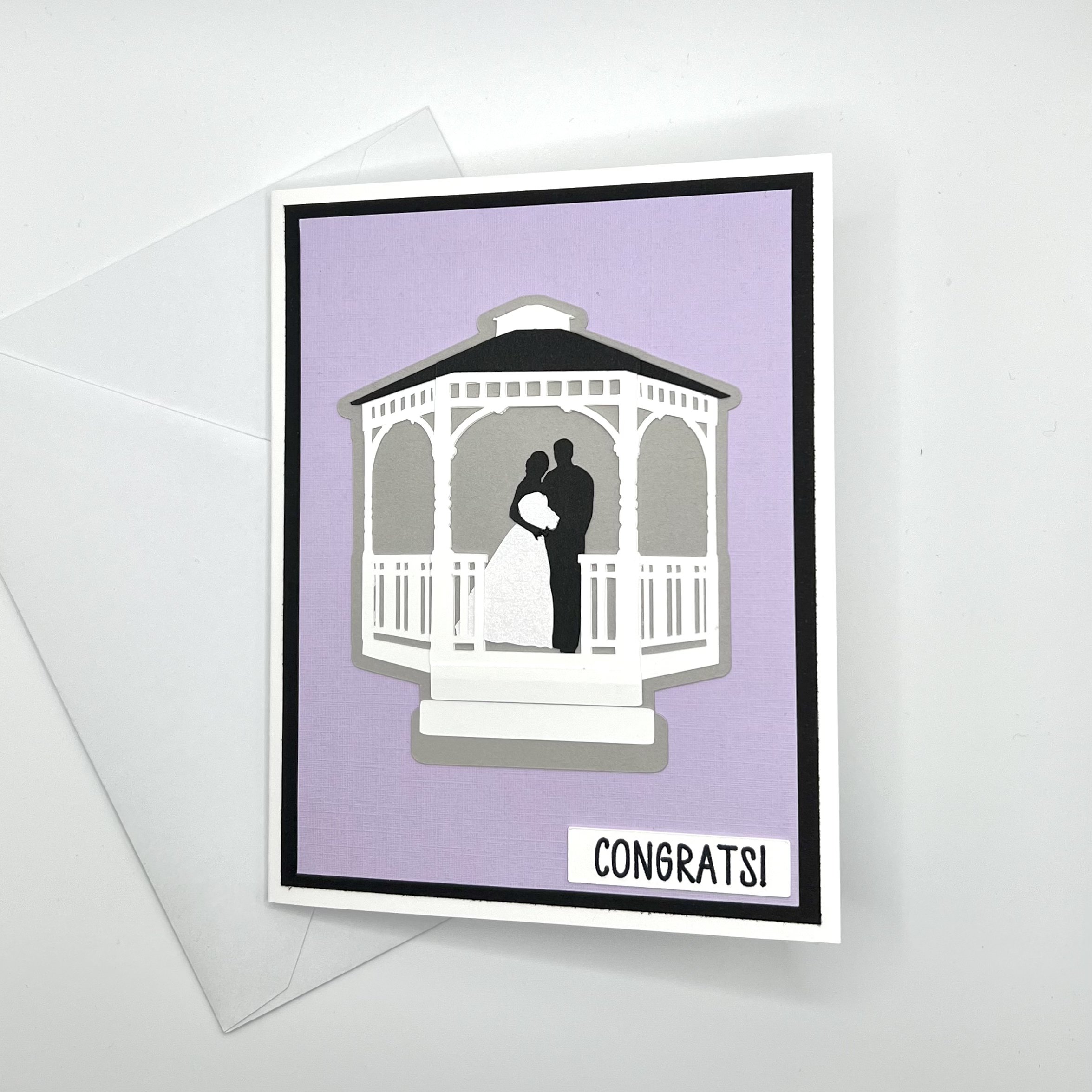 Wedding Gazebo Congrats Card