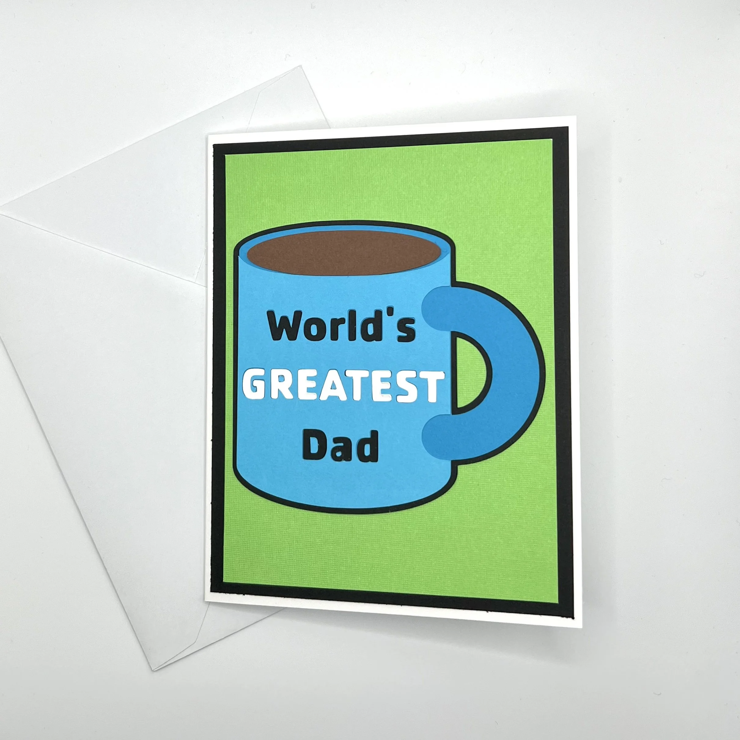 World’s Greatest Dad Mug Greeting Card