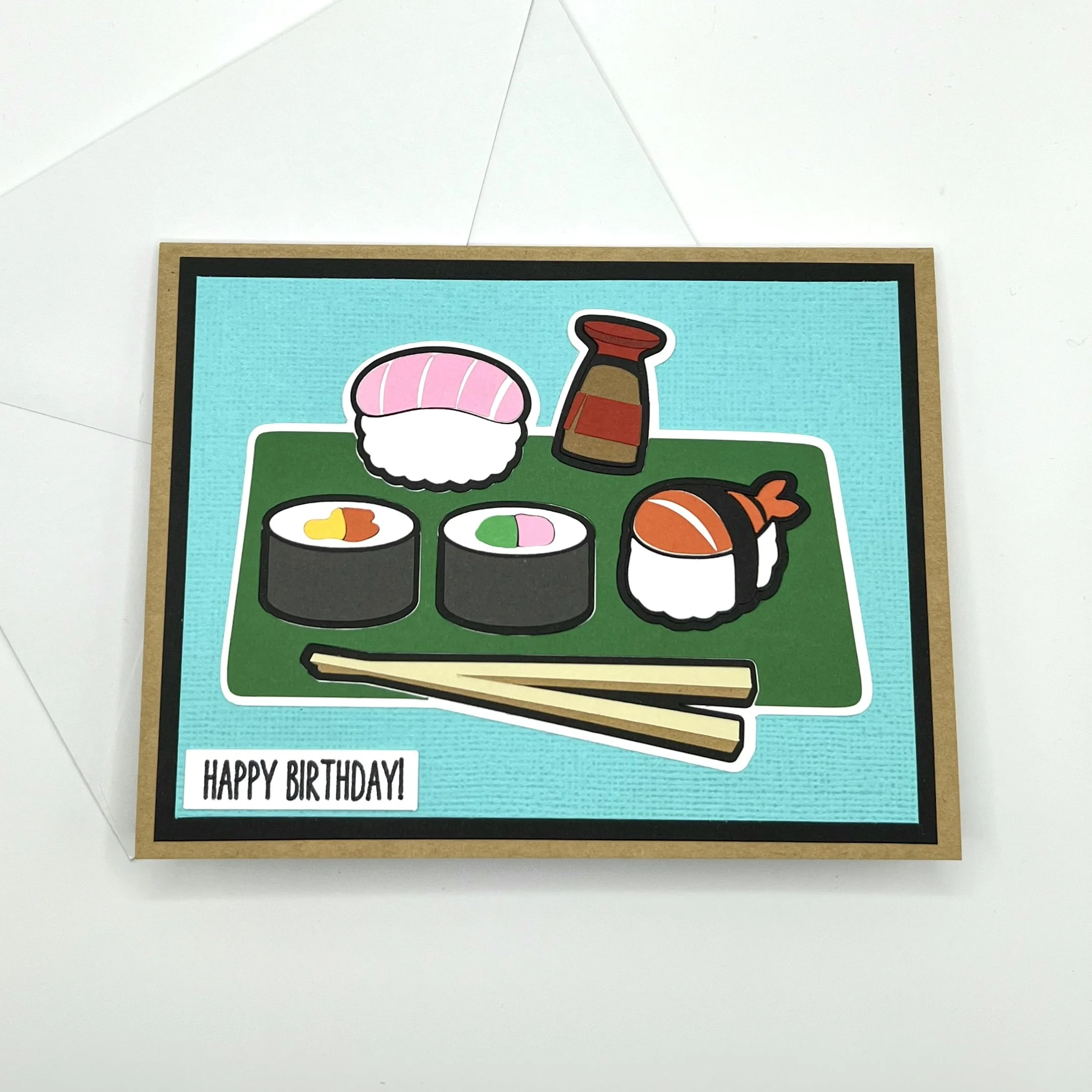 Sushi Platter Birthday Card