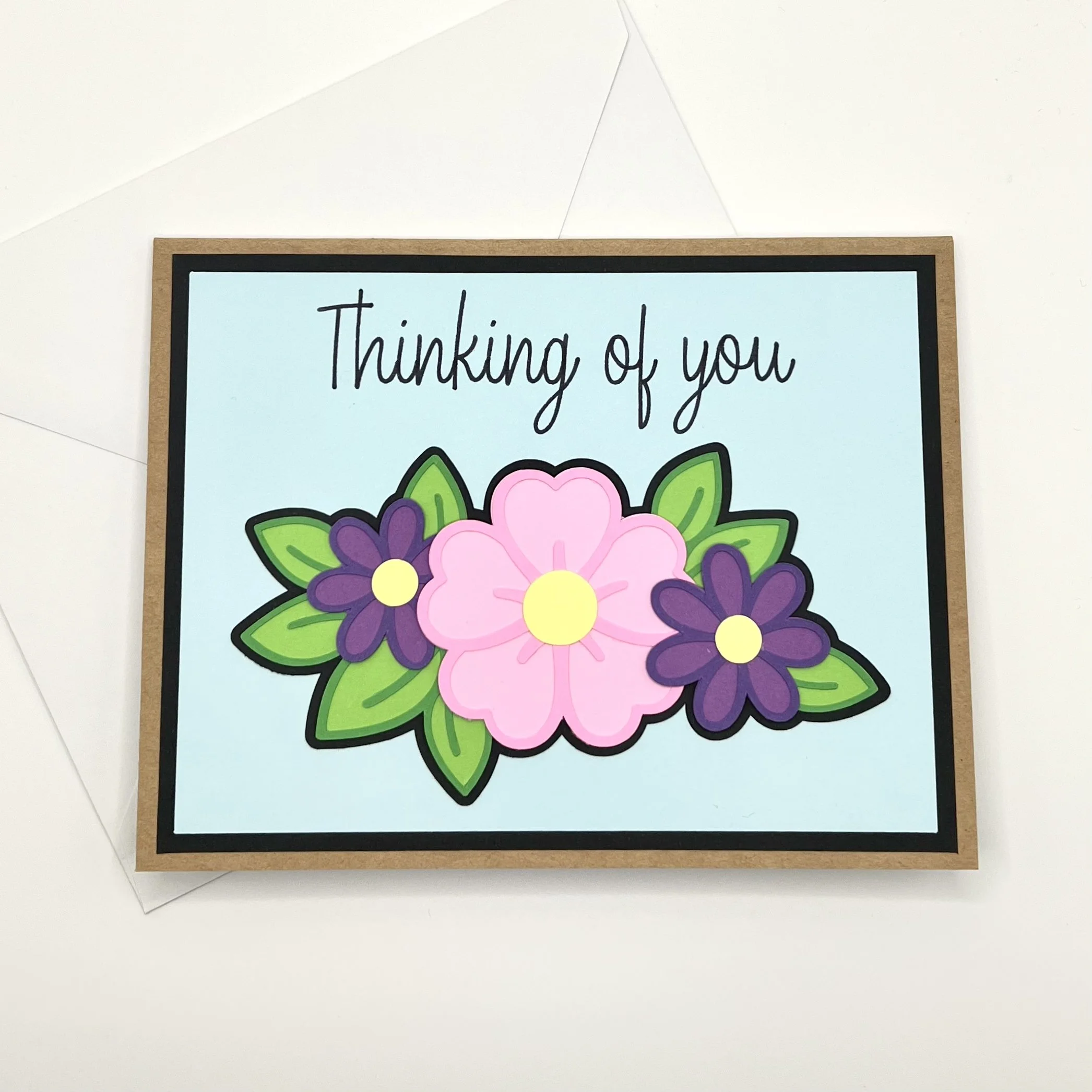 Floral Thinking of You Greeting Card