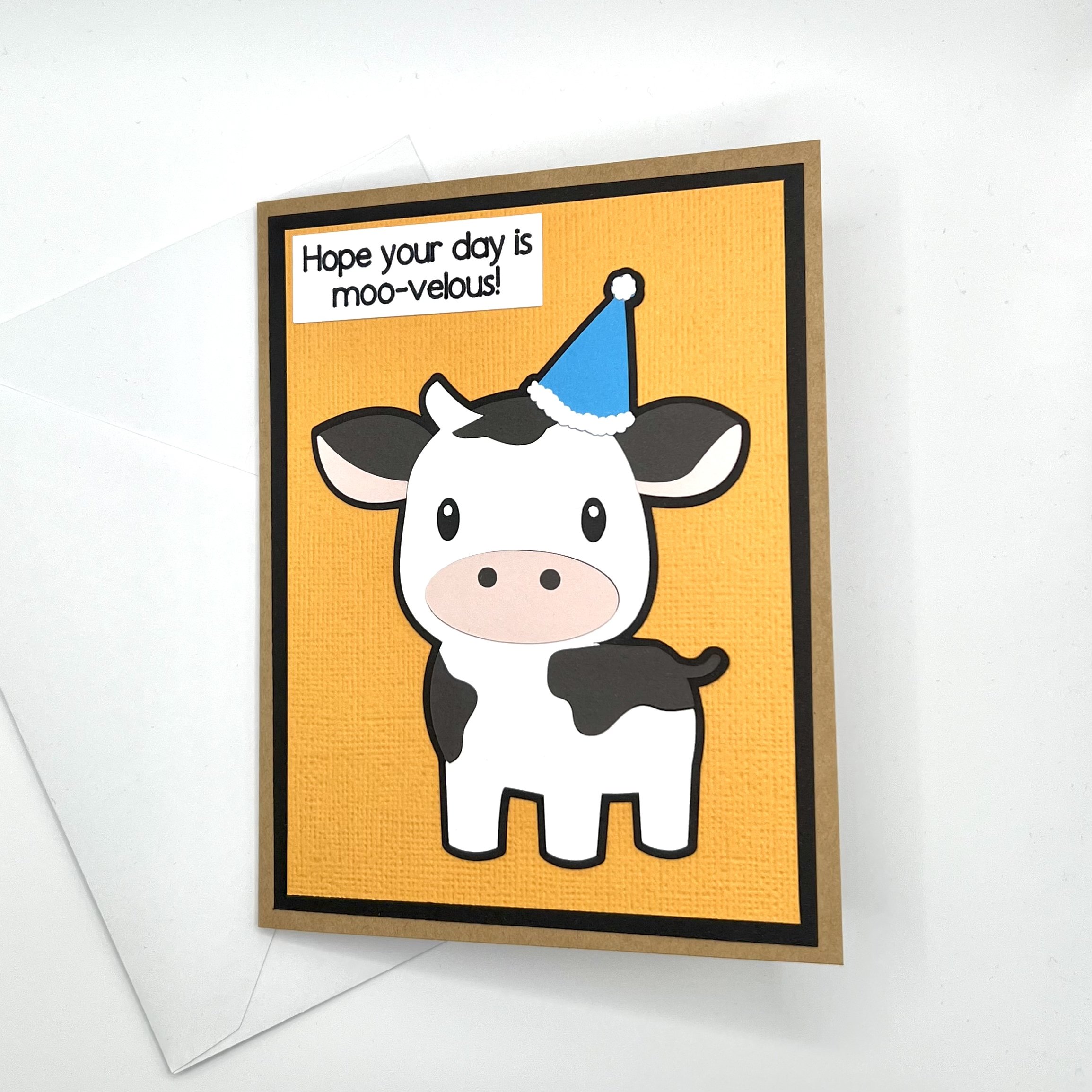 Punny Cow Birthday Card