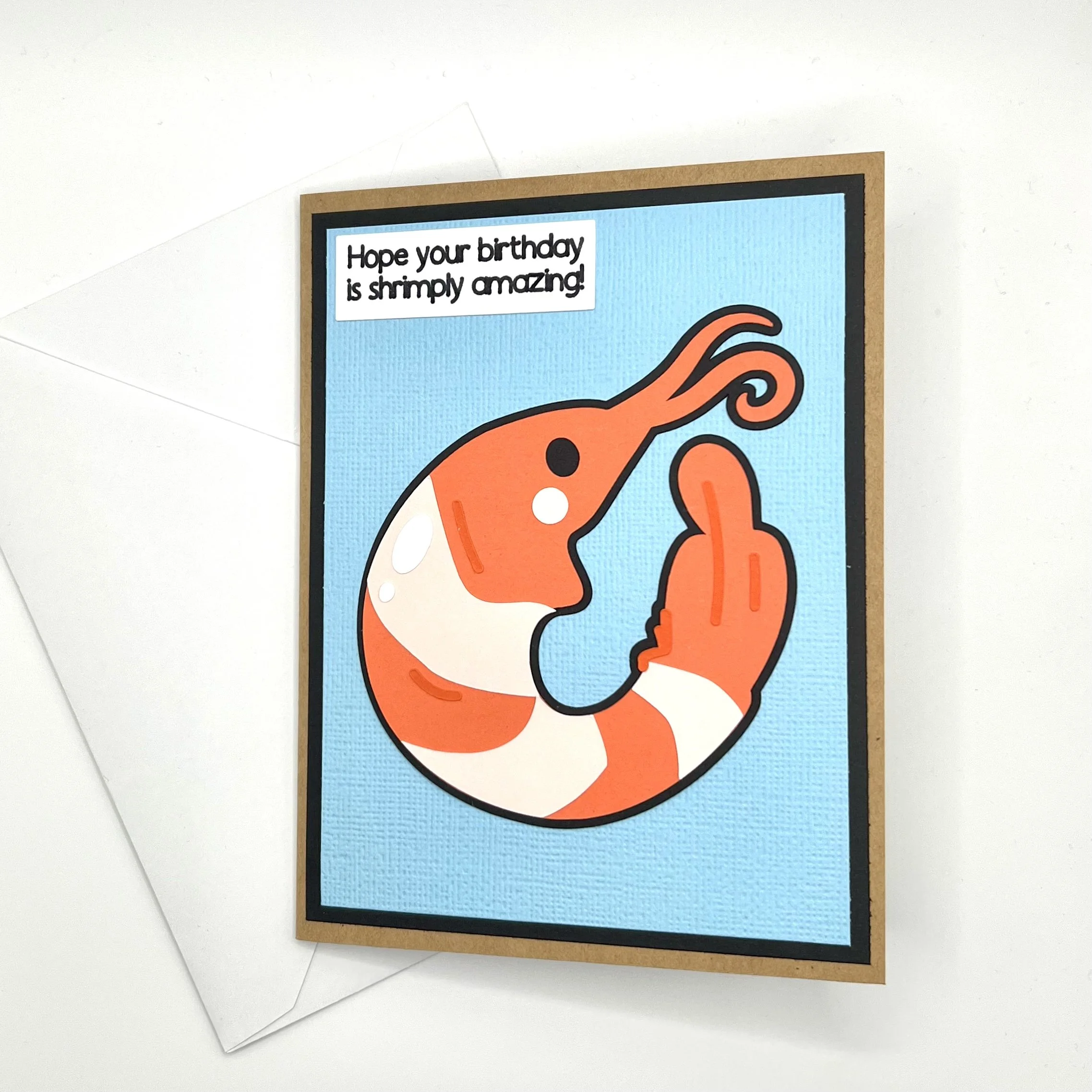 Punny Shrimp Birthday Card