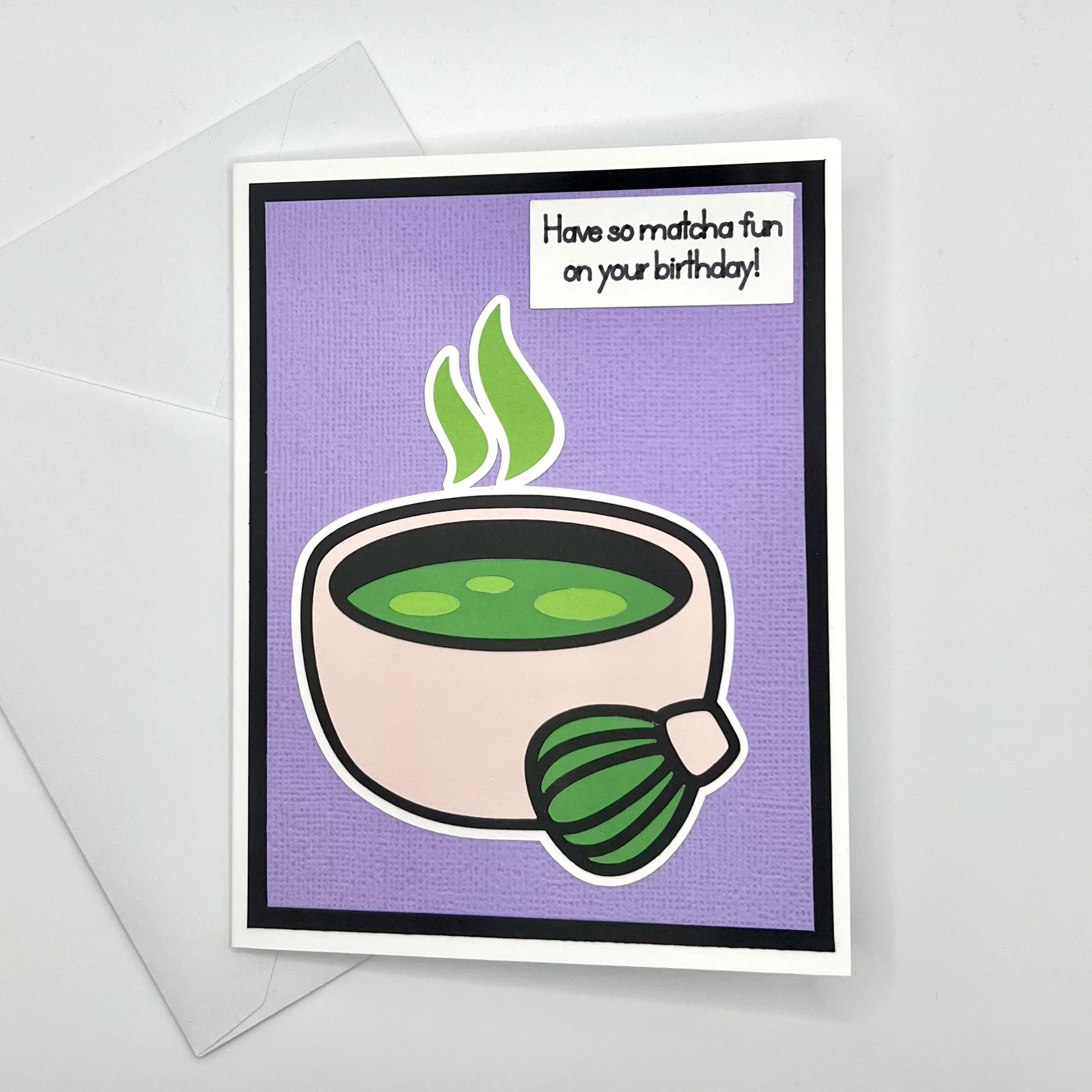 Punny Matcha Birthday Card