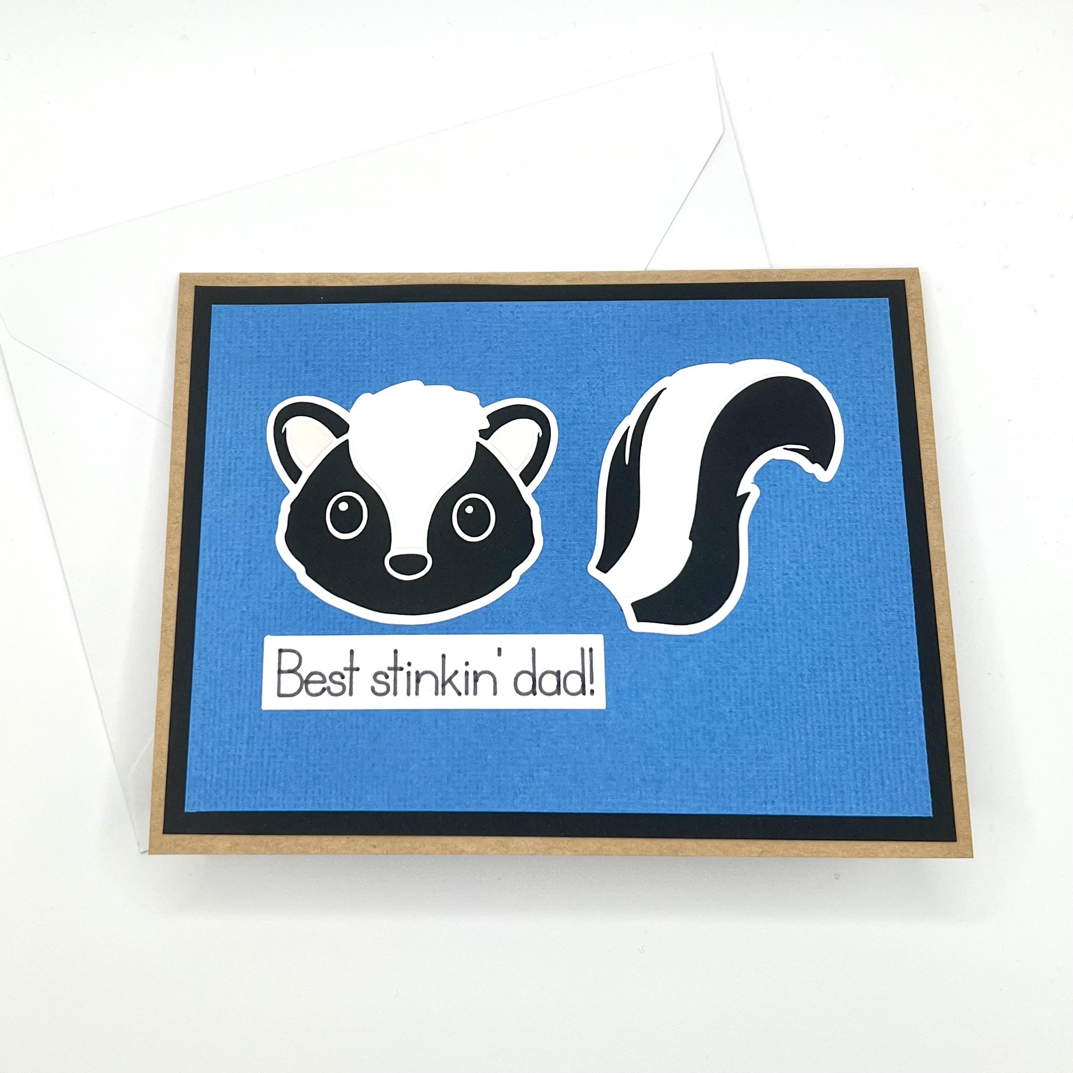 Punny Skunk Dad Card