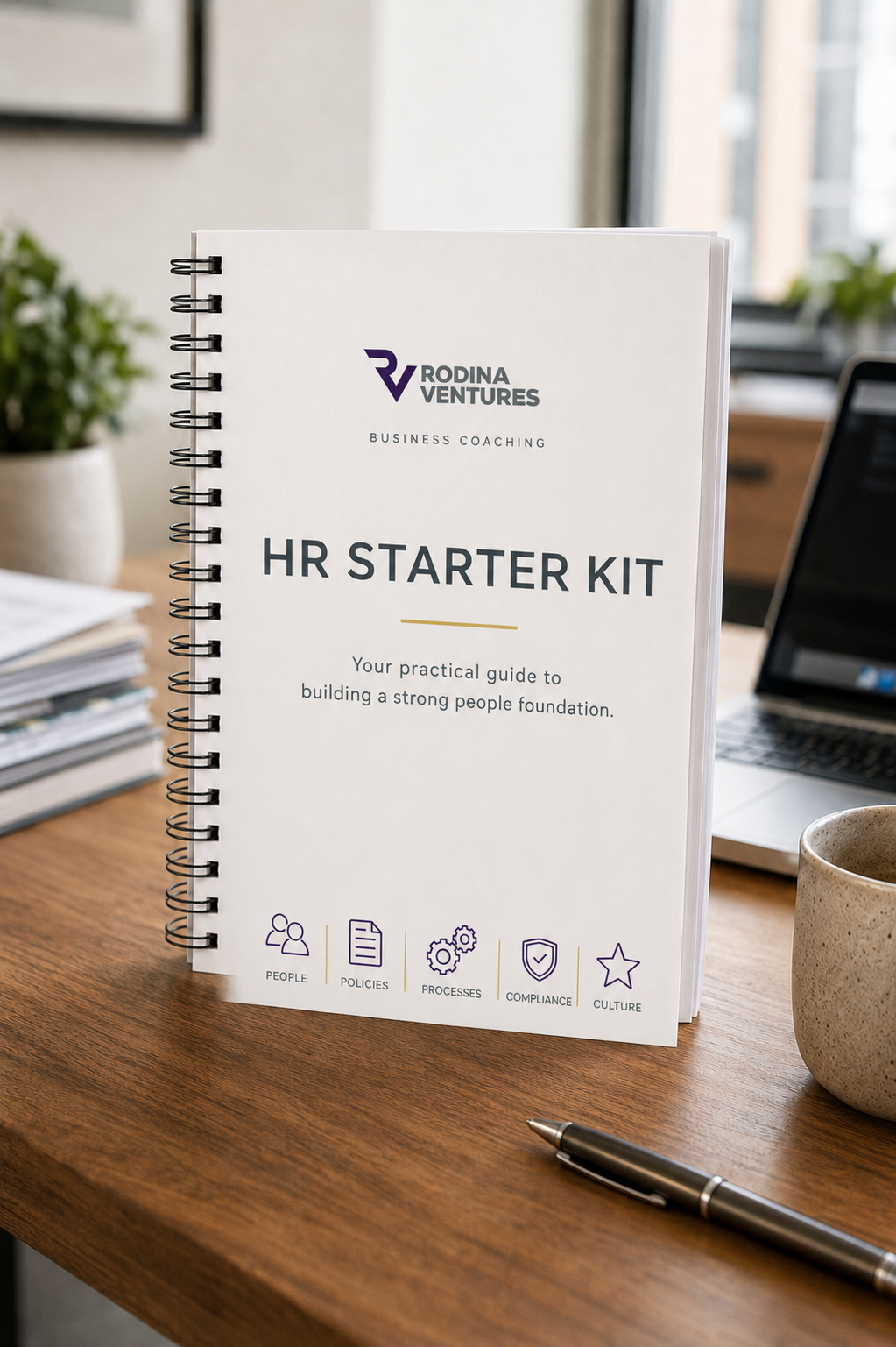 Image of an HR Start Kit coil bound book