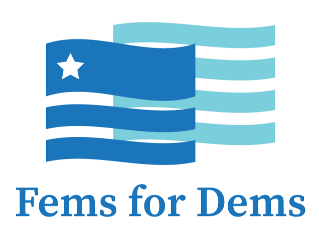 Fems for Dems Logo