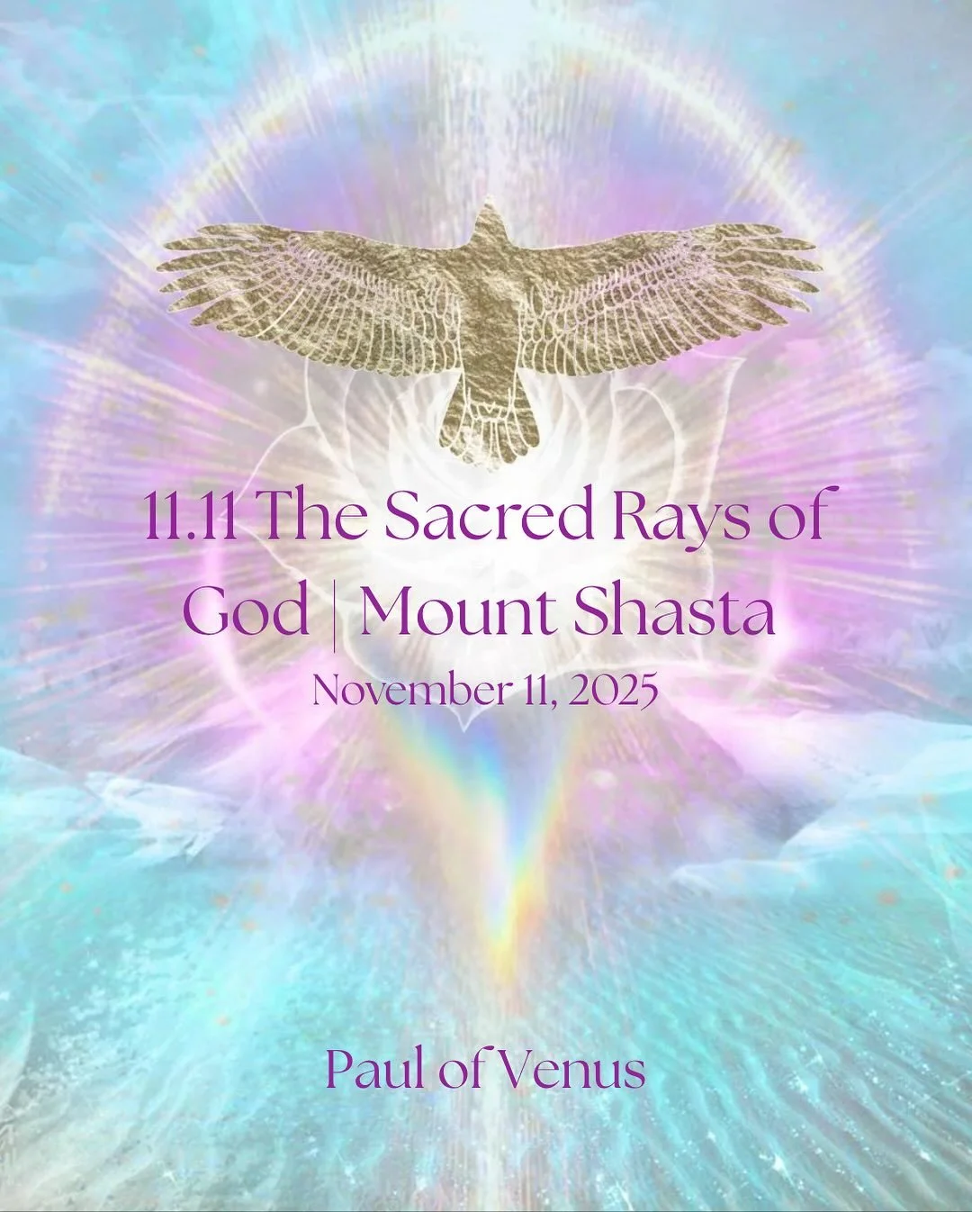 We gather on Mount Shasta to ignite the Sacred Rays of God and anchor a flame unseen since Atlantis. At the request of the Ascended Masters, this living ceremony is a co-creation with Heaven herself.

If you feel called to be the vessel, join us. Lin