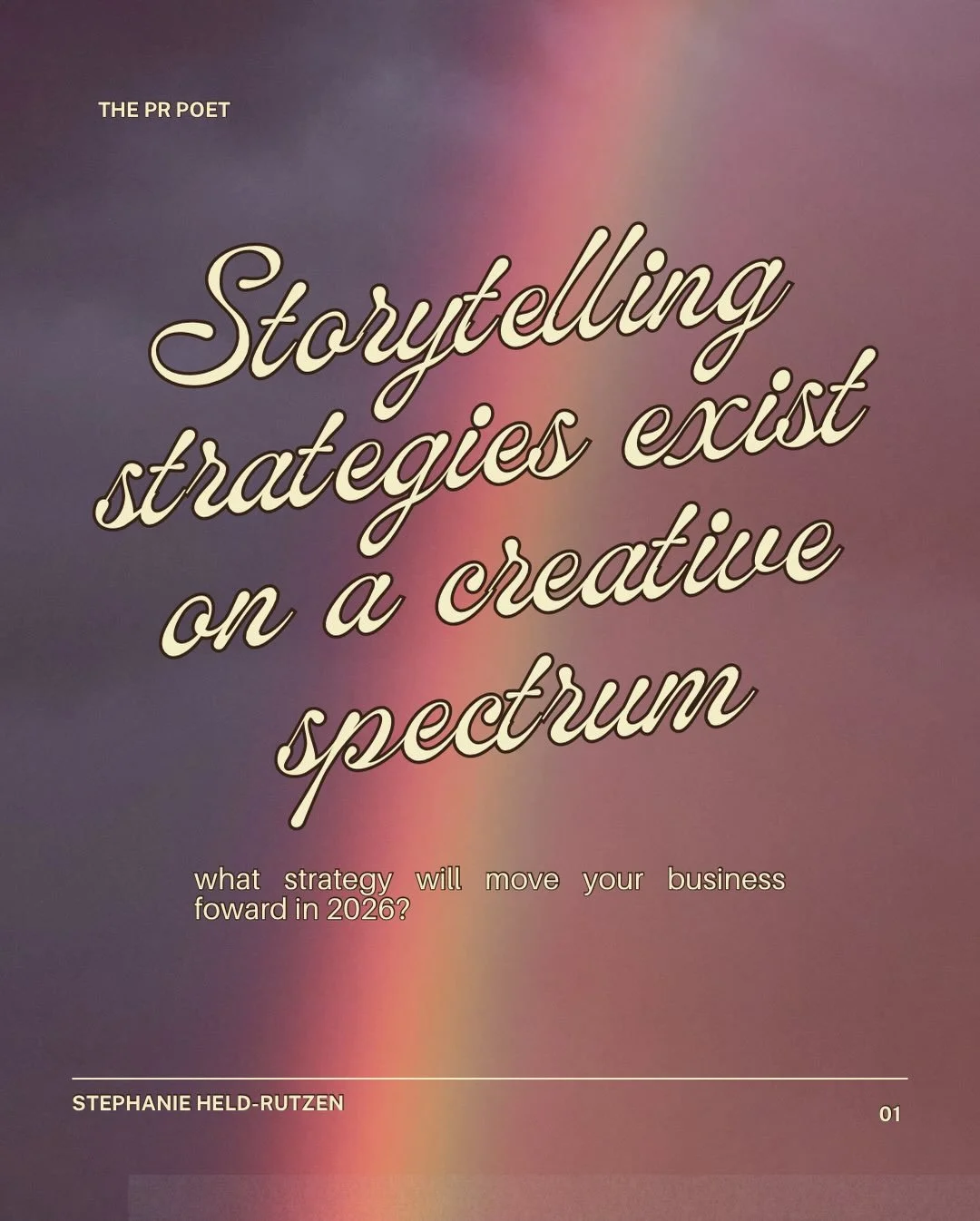 You don&rsquo;t just want a marketing plan, but a strategic one &amp; brand storytelling strategies exist on a creative spectrum. 🌈Knowing which one to deploy and when depends on the stage of the business, budget, leadership, and sales priorities. ?