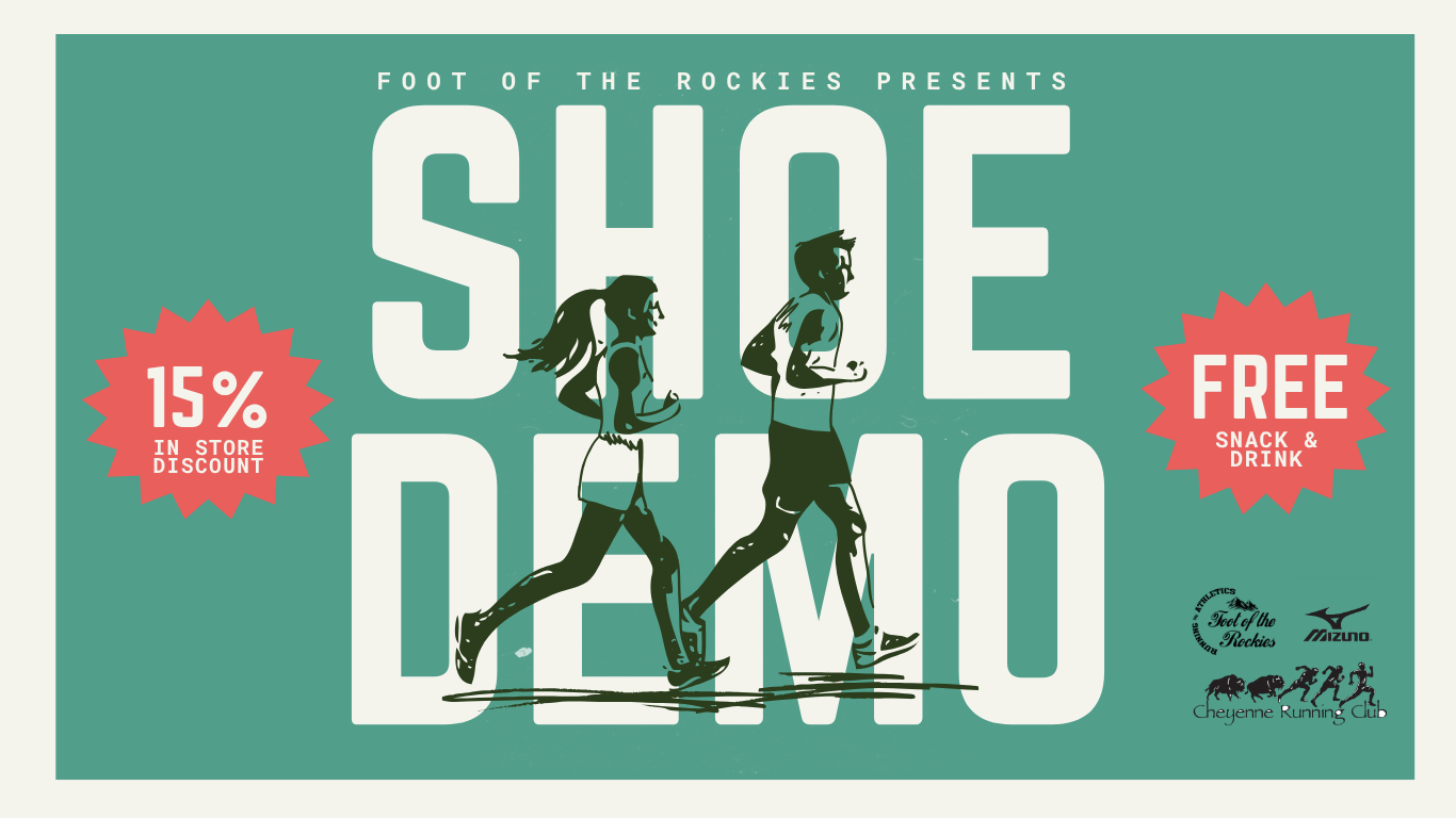 Mizuno Shoe Demo with Foot of the Rockies 