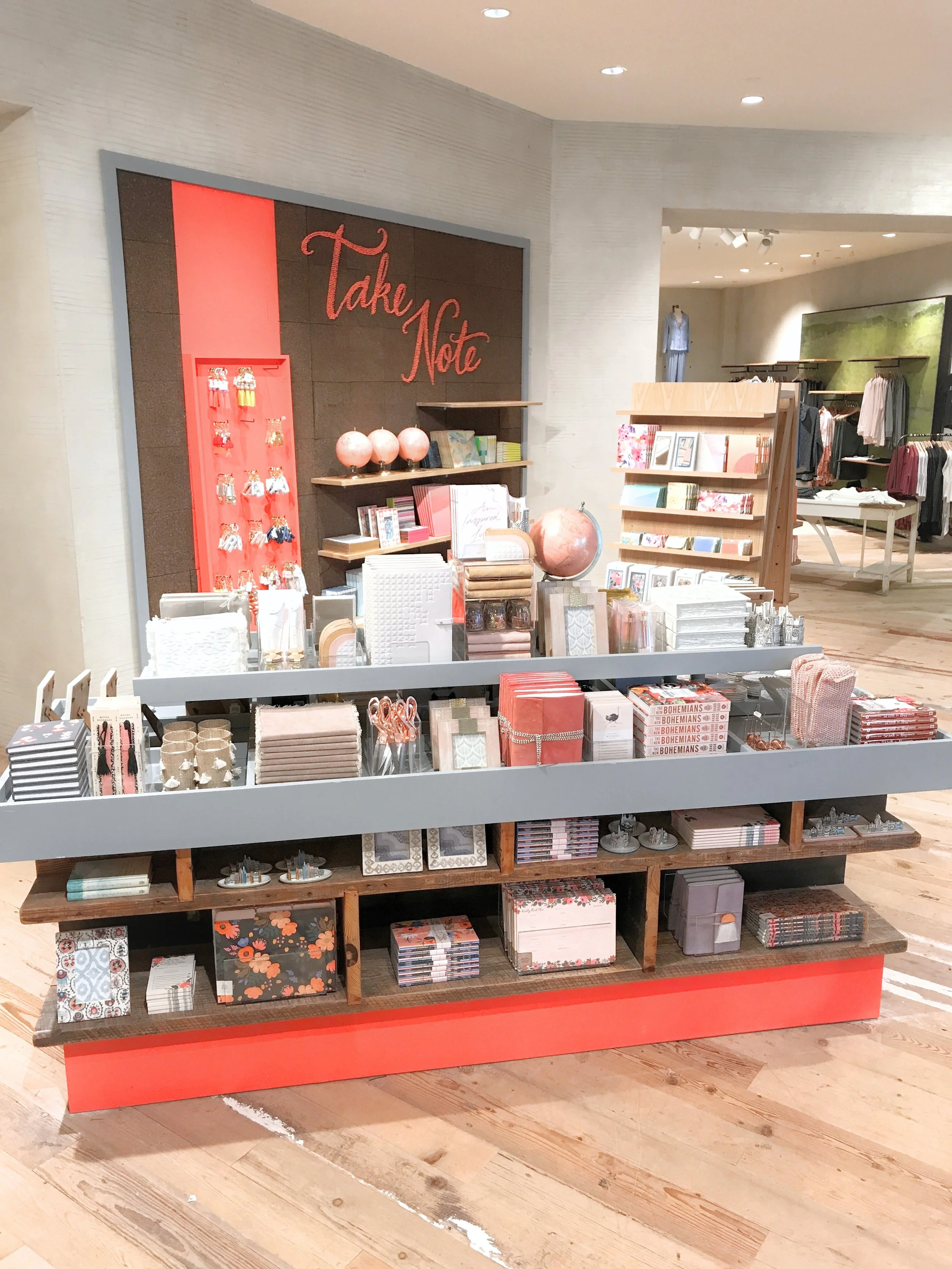 This stationery concept, Take Note, features custom fixtures designed to organize all the small essentials.