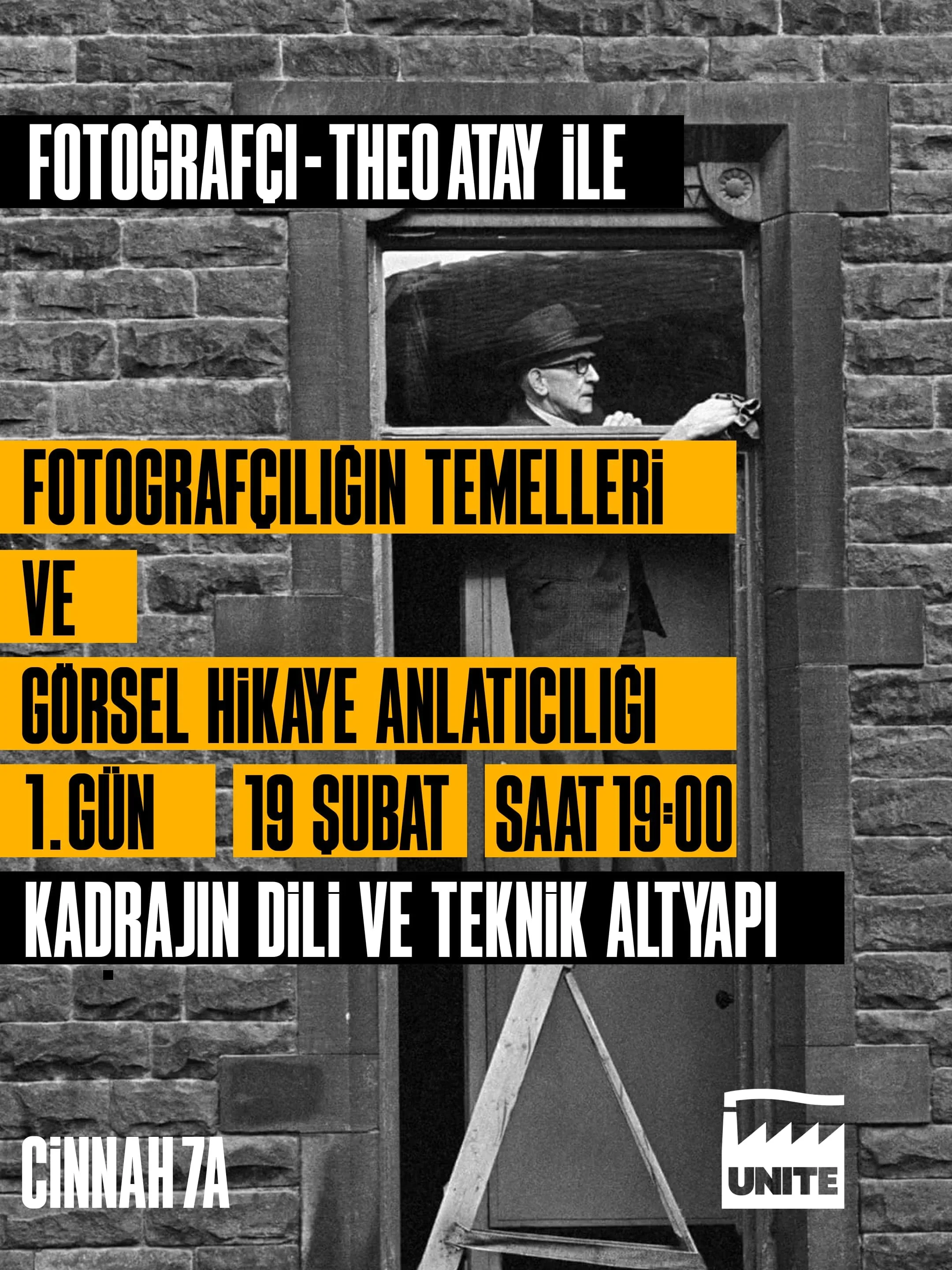 Theo Atay ile Fotoğrafçılığın Temelleri ve Görsel Hikaye Anlatıcılığı - 1. Gün: Kadrajın Dili ve Teknik Altyapı