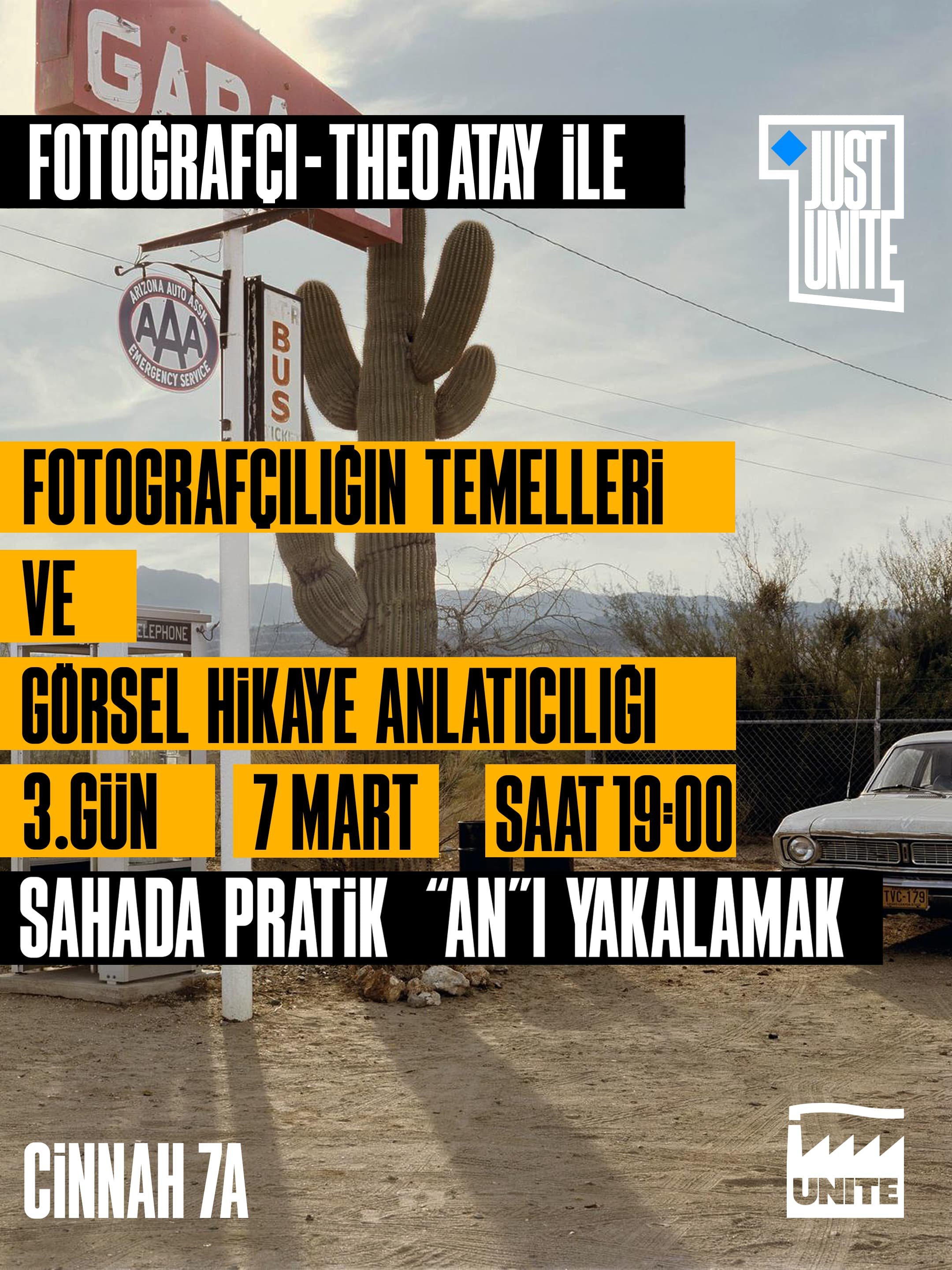 Theo atay ile fotoğrafçılığın temelleri ve görsel hikaye anlatıcılığı - 3. Gün 