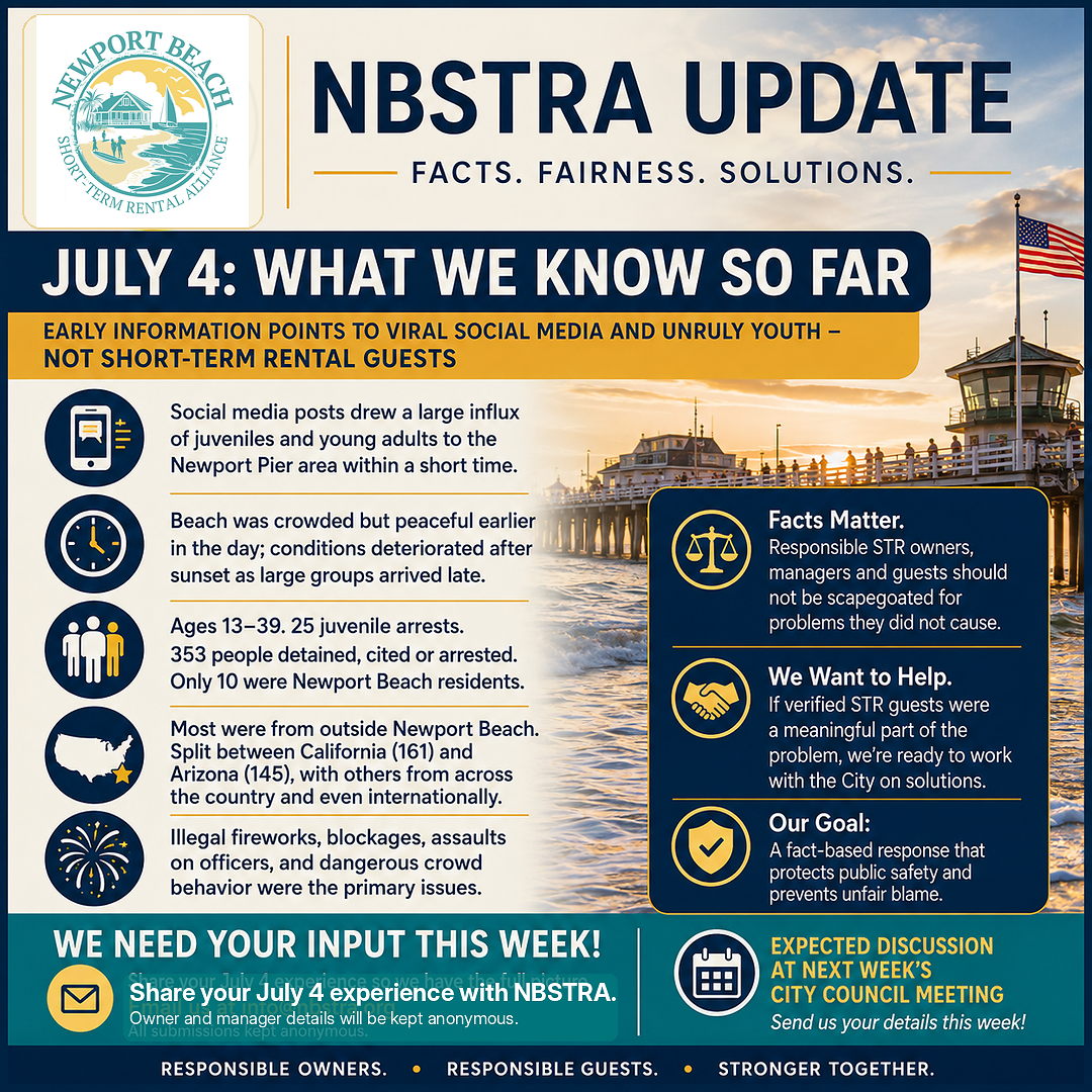 July 4 Update and Request for Information