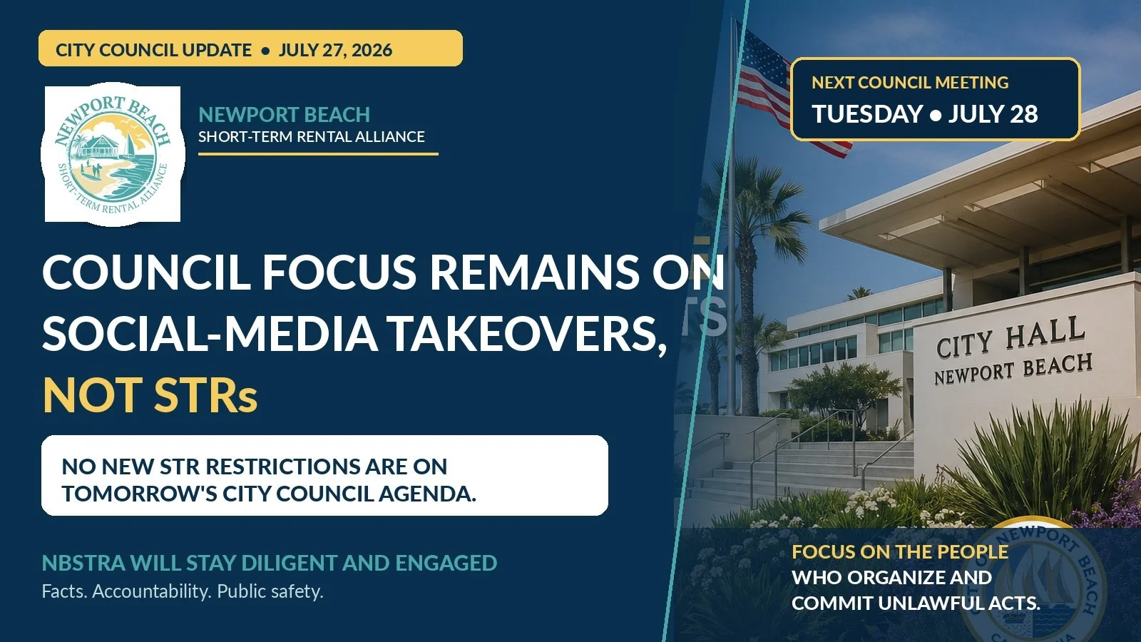 Tomorrow’s City Council Agenda Focuses on Social-Media Takeovers, Not STRs