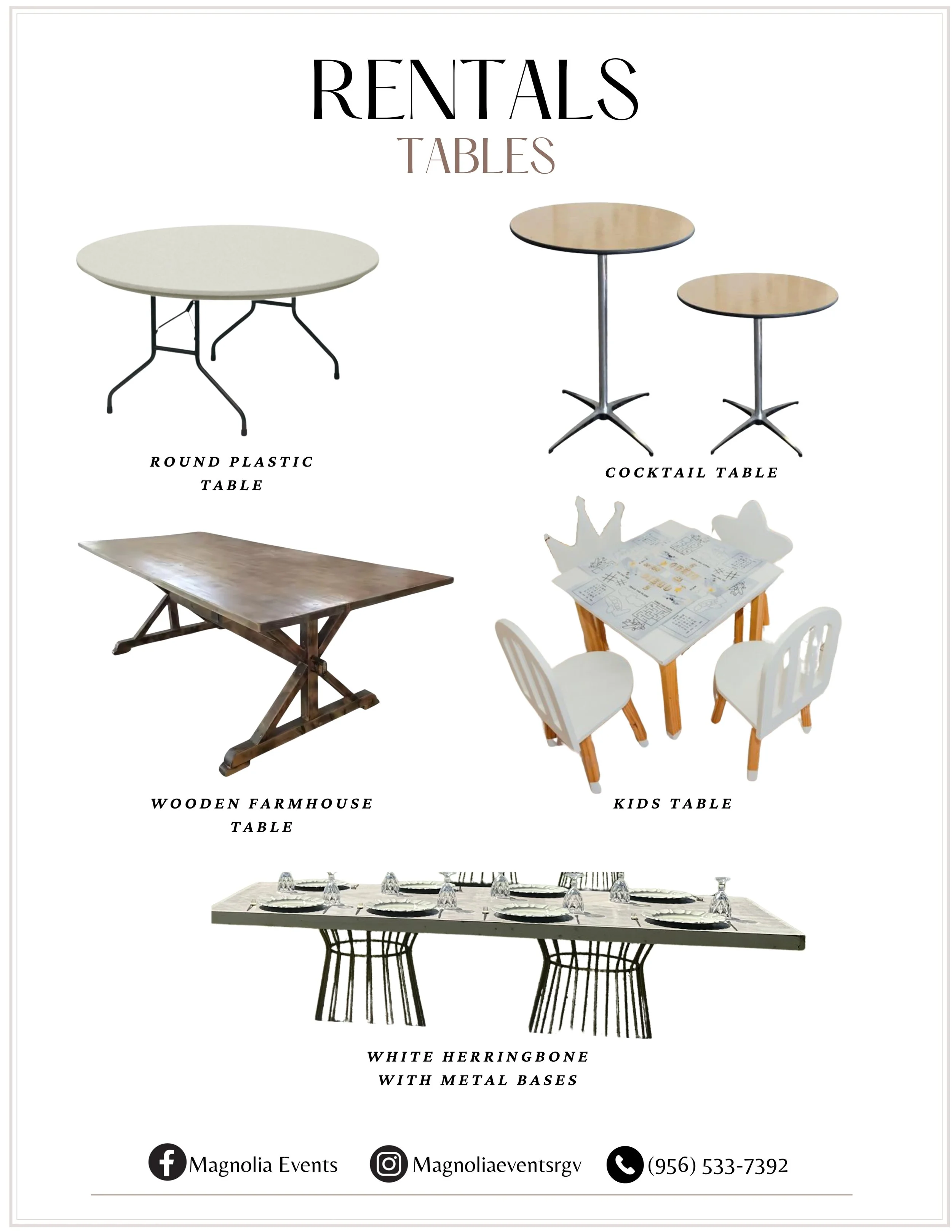 CATALOG — Magnolia Events RGV