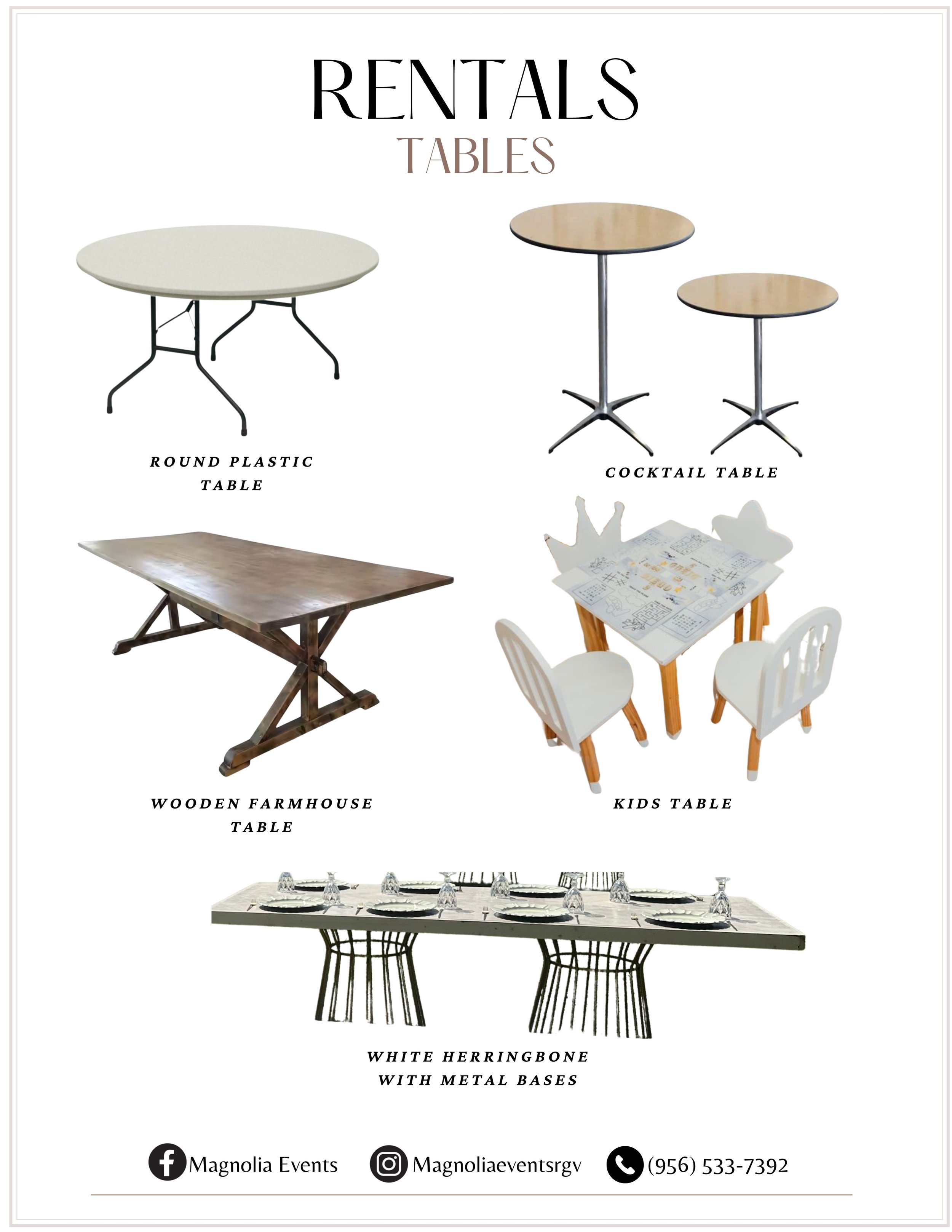 CATALOG — Magnolia Events RGV