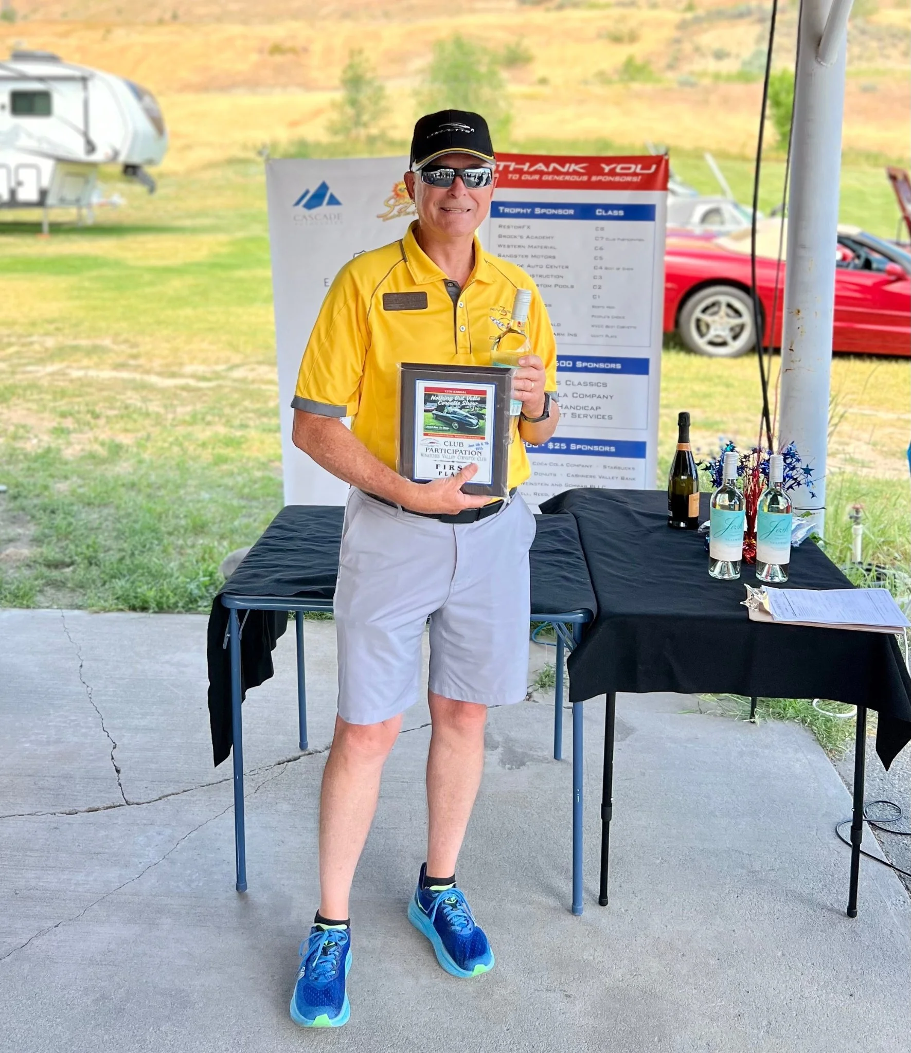 Club Participation Award Dennis Young of 3 Rivers Corvette Club