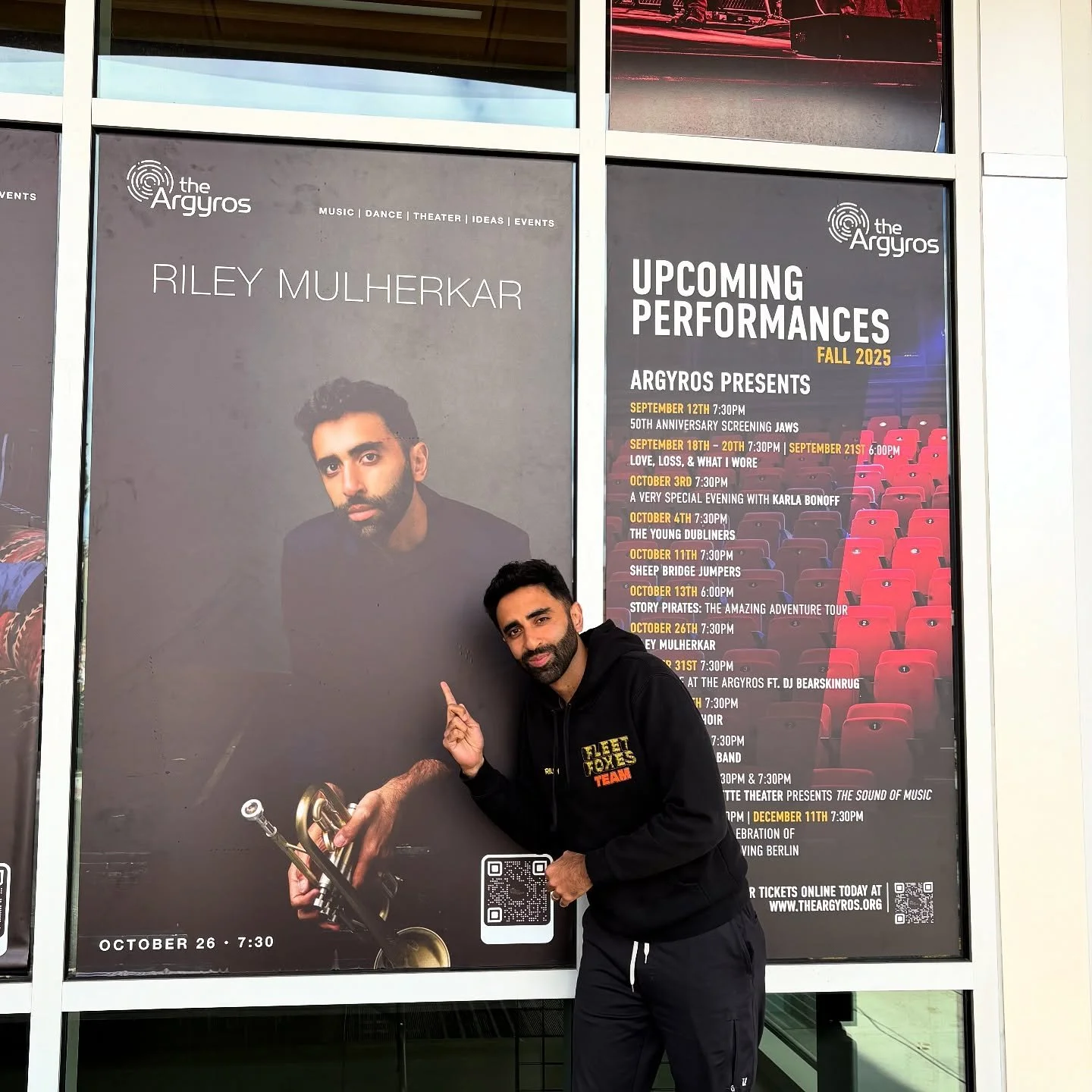Bumped into myself strolling the streets of Ketchum. Can&rsquo;t wait to hit at @theargyros on October 26th!