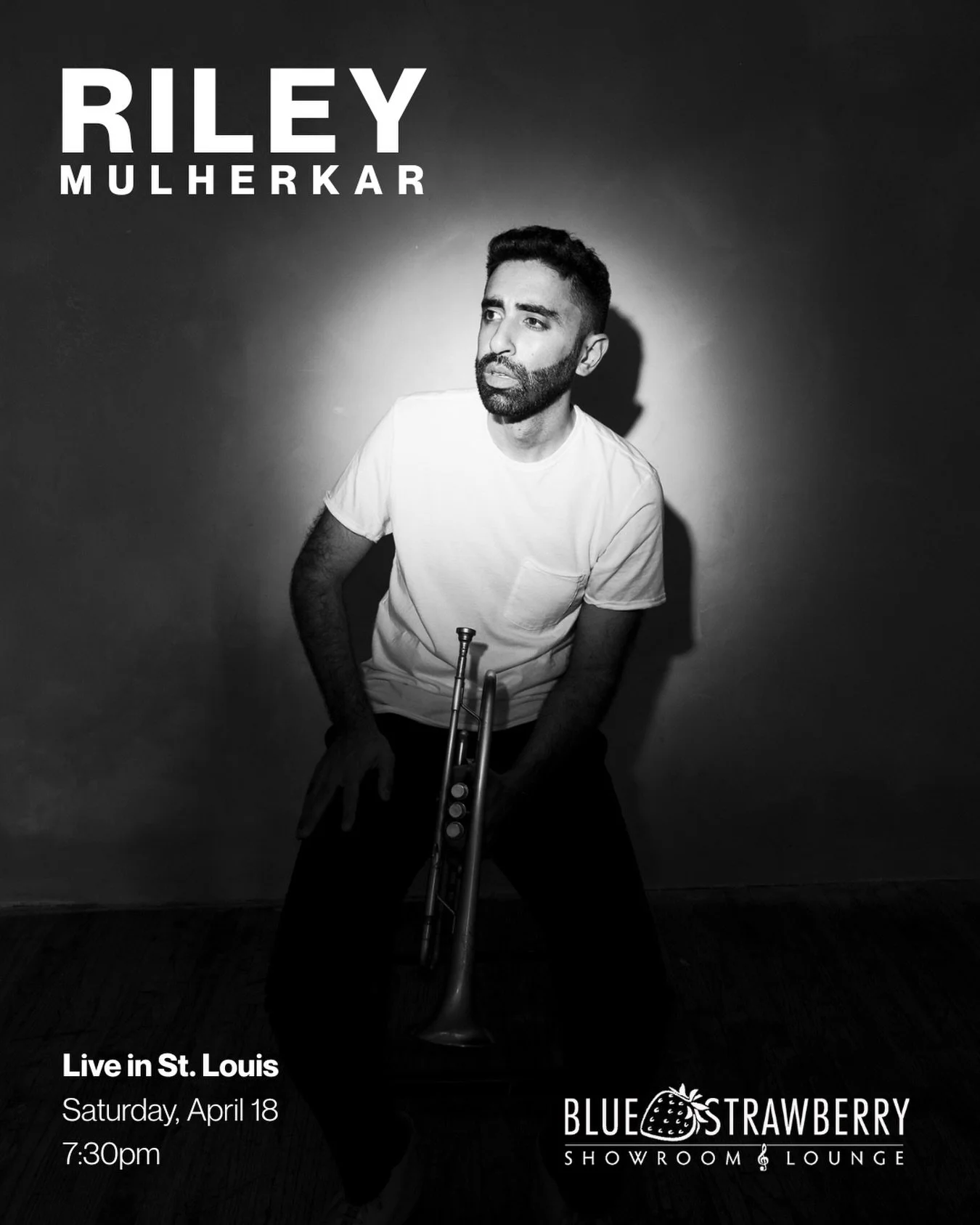 ST. LOUIS! I&rsquo;m coming to @blue_strawberry_stl in one month with @chrispattishall, @pocketb, and @jburgerdrums. Music from the &ldquo;Riley&rdquo; record and some new things were cookin&rsquo; up. 

📷: @weirdhours