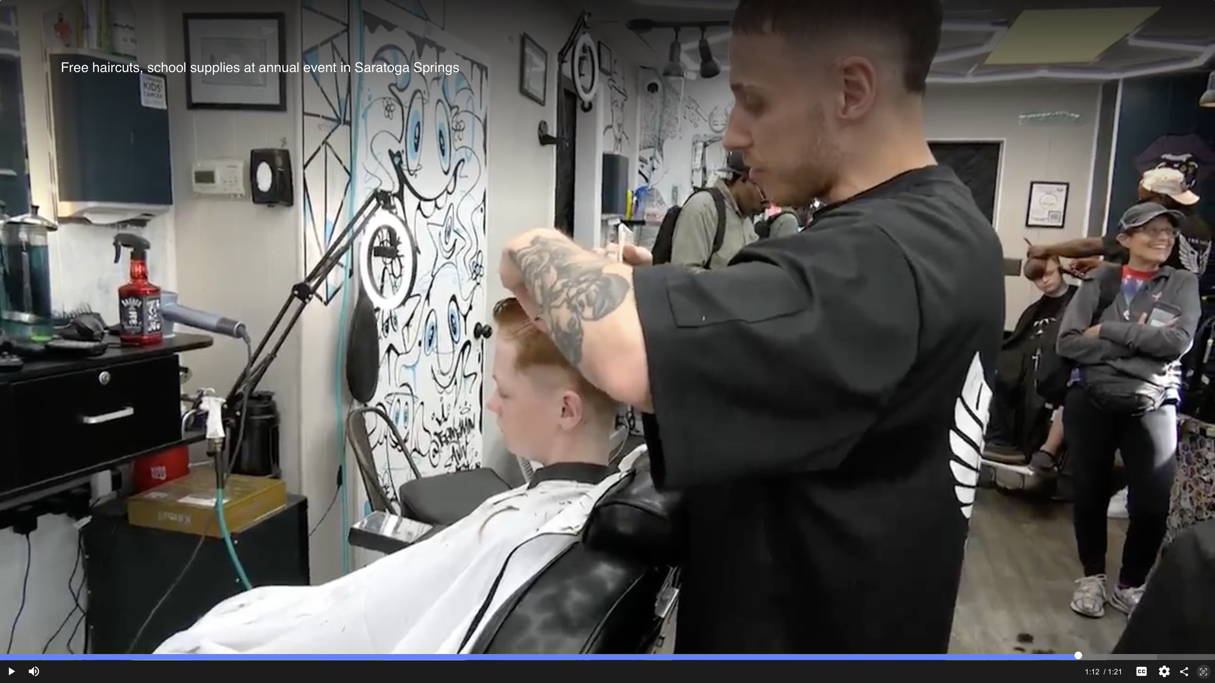 Barbershop, hair salon team up for free back-to-school haircuts