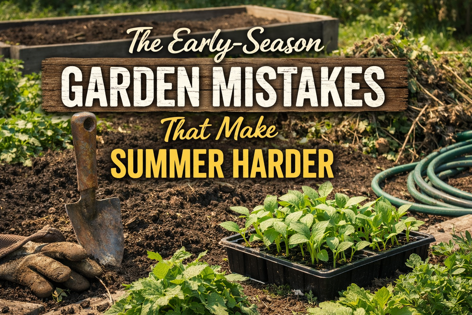 Early-Season Garden Mistakes to Avoid