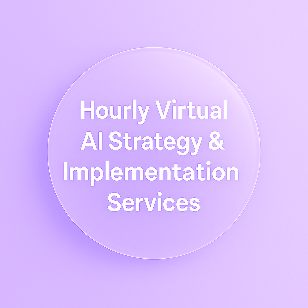 1:1 AI Strategy & Implementation Services