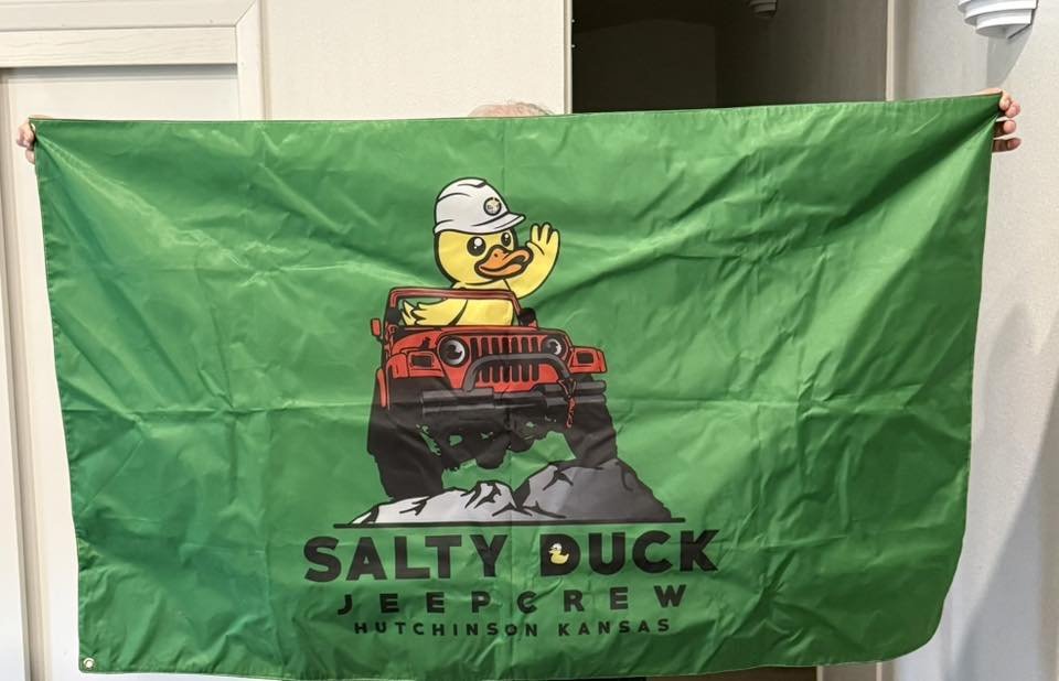 Salty Duck Jeep Crew Flag
