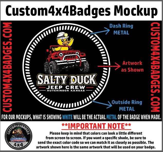 Salty Duck Jeep Crew Badge Pre-Order