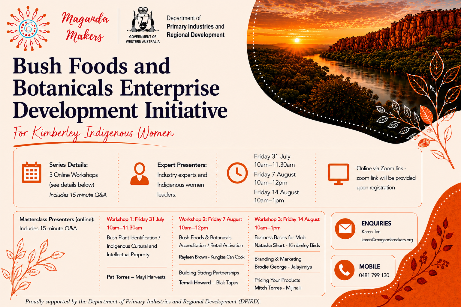 Online Bush Foods & Botanicals Enterprise Development Initiative