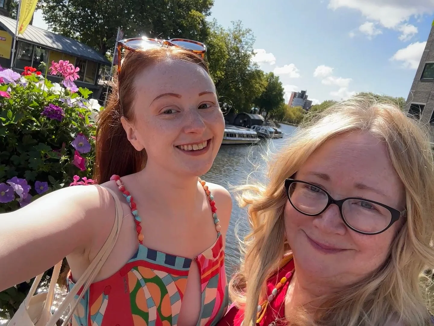 Amsterdam with my mom! After the art, the best part is the Indonesian food. 🤷🏼&zwj;♀️