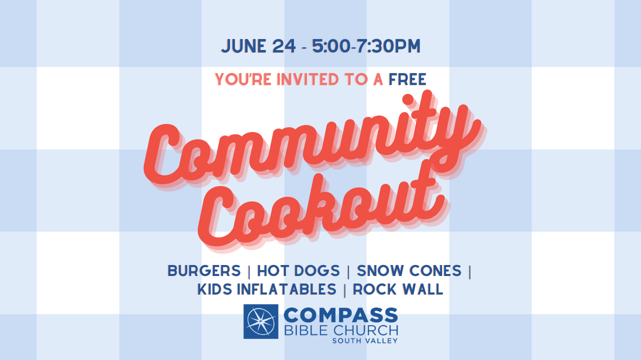 COMMUNITY COOKOUT