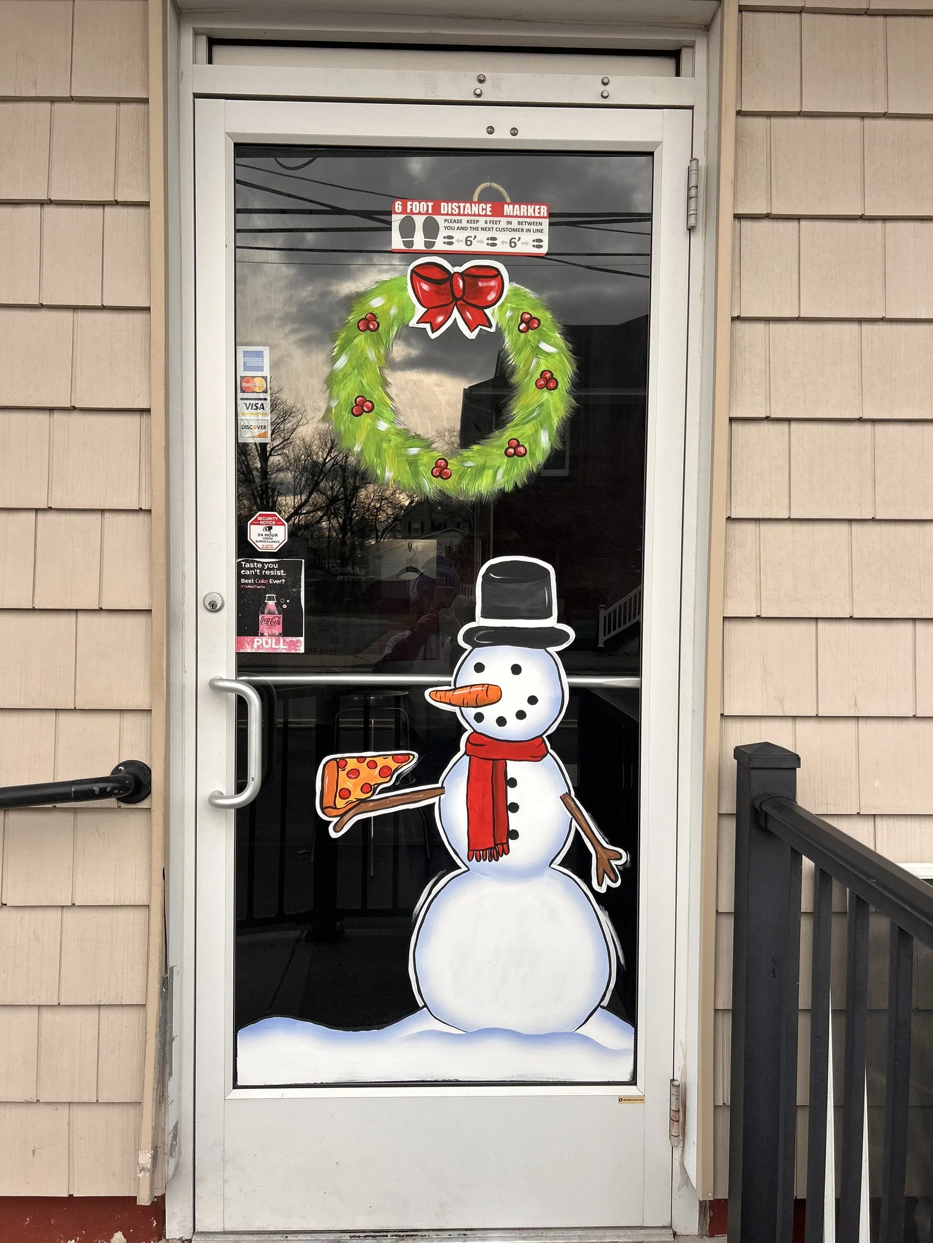 Window Painting Christmas Art 