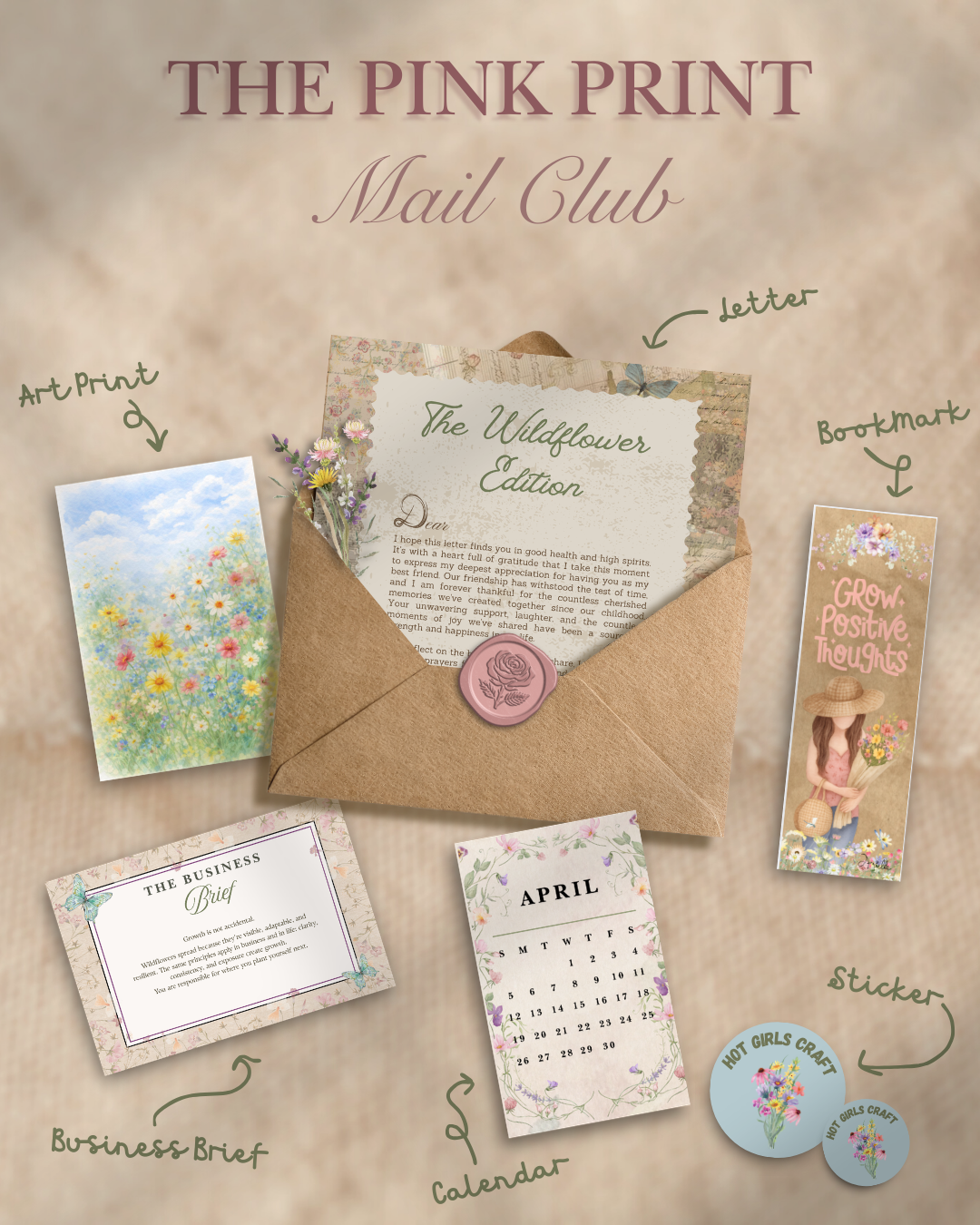 The Pink Print Mail Club