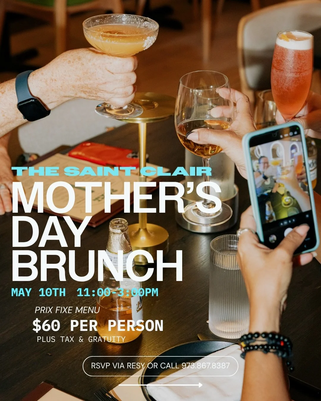 Brunch, Sunshine, &amp; Mom-osas are waiting for you this Mother&rsquo;s Day💐

Officially lock in the favorite child card by securing your seat before they&rsquo;re gone !

Mom-osas available for additional charge 🥂

#mothersday #mothersdaybrunch #