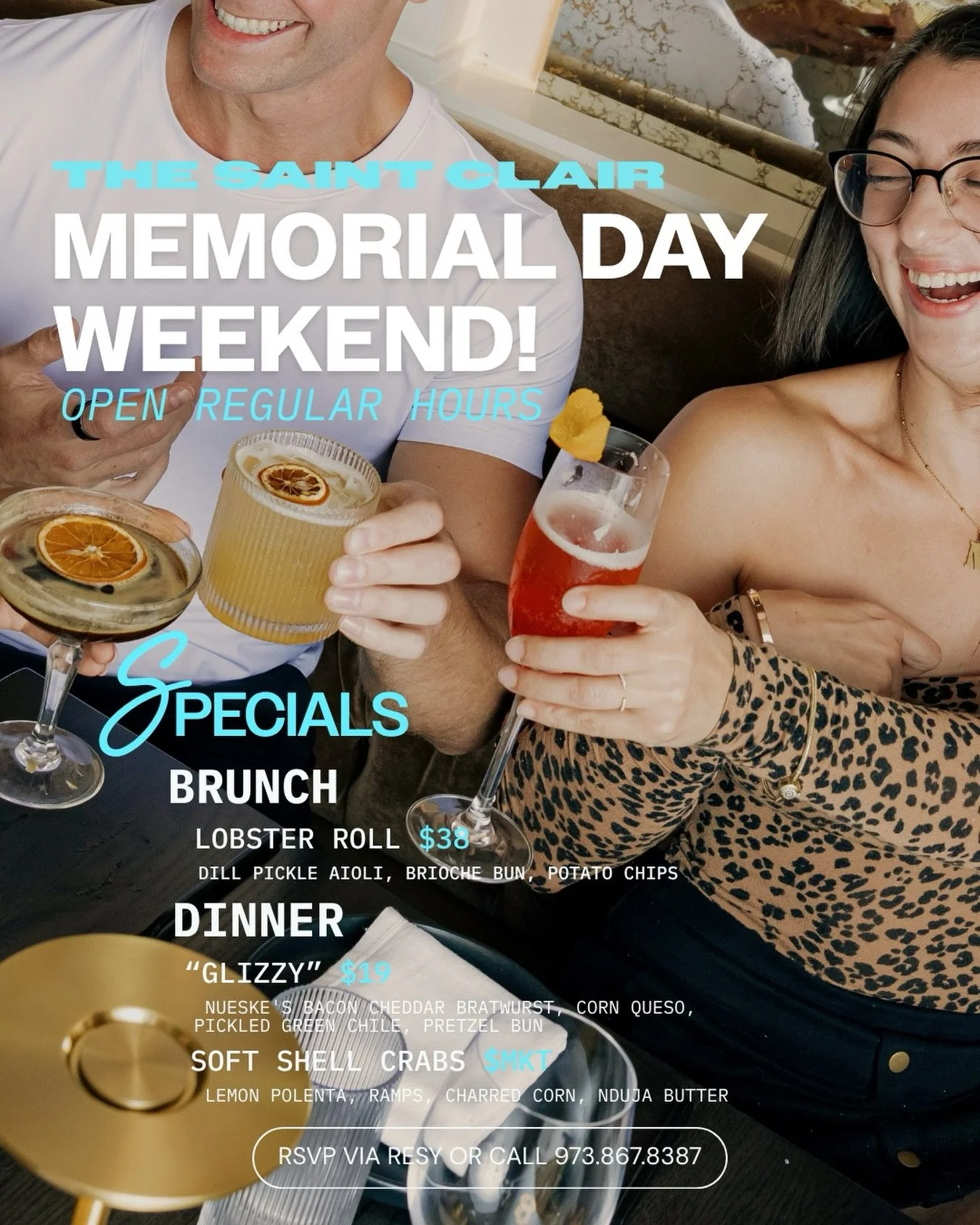 Memorial Day is right around the corner &amp; we are ready! 

We are rolling out some seriously delicious specials you won&rsquo;t want to miss ✨

Ready to celebrate? RSVP with the link in our bio !