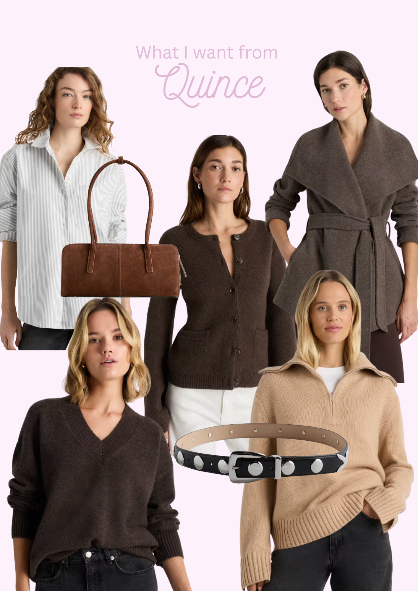 What I want from Quince