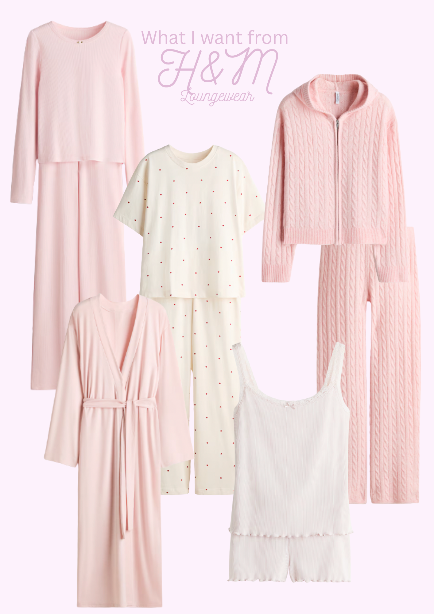 What I want from H&amp;M (loungewear)