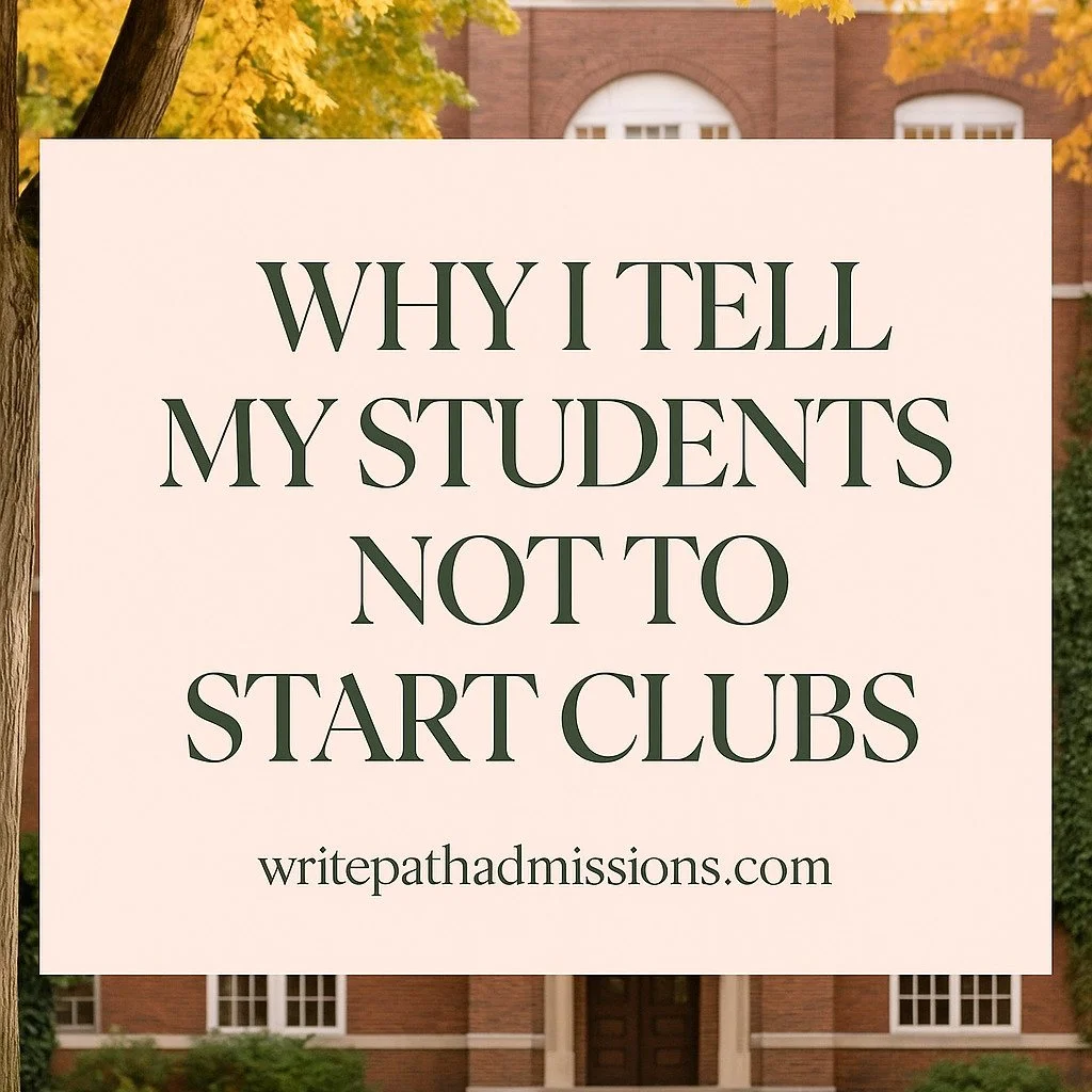 I always have students asking me if they should start clubs... and 9 times out of 10 I don't love it for them. Here's why: 1. Schools make clubs difficult. There is always so much red tape, and they have all kinds of rules about what you can and can'