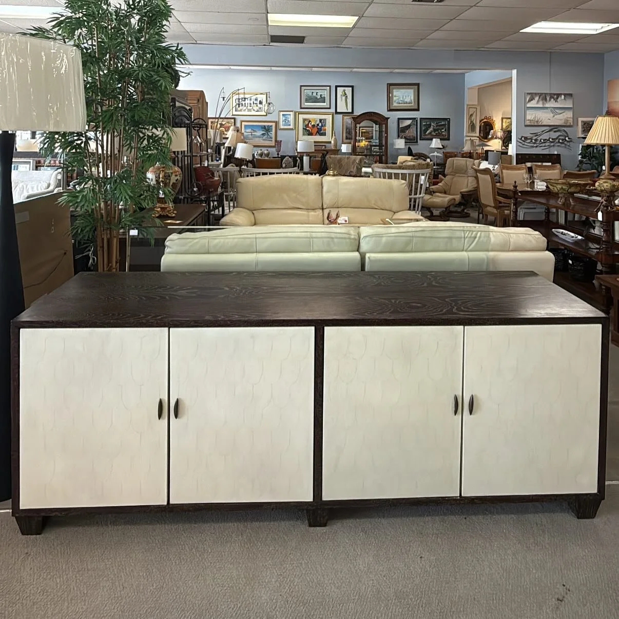Solid oak media stand $1,500