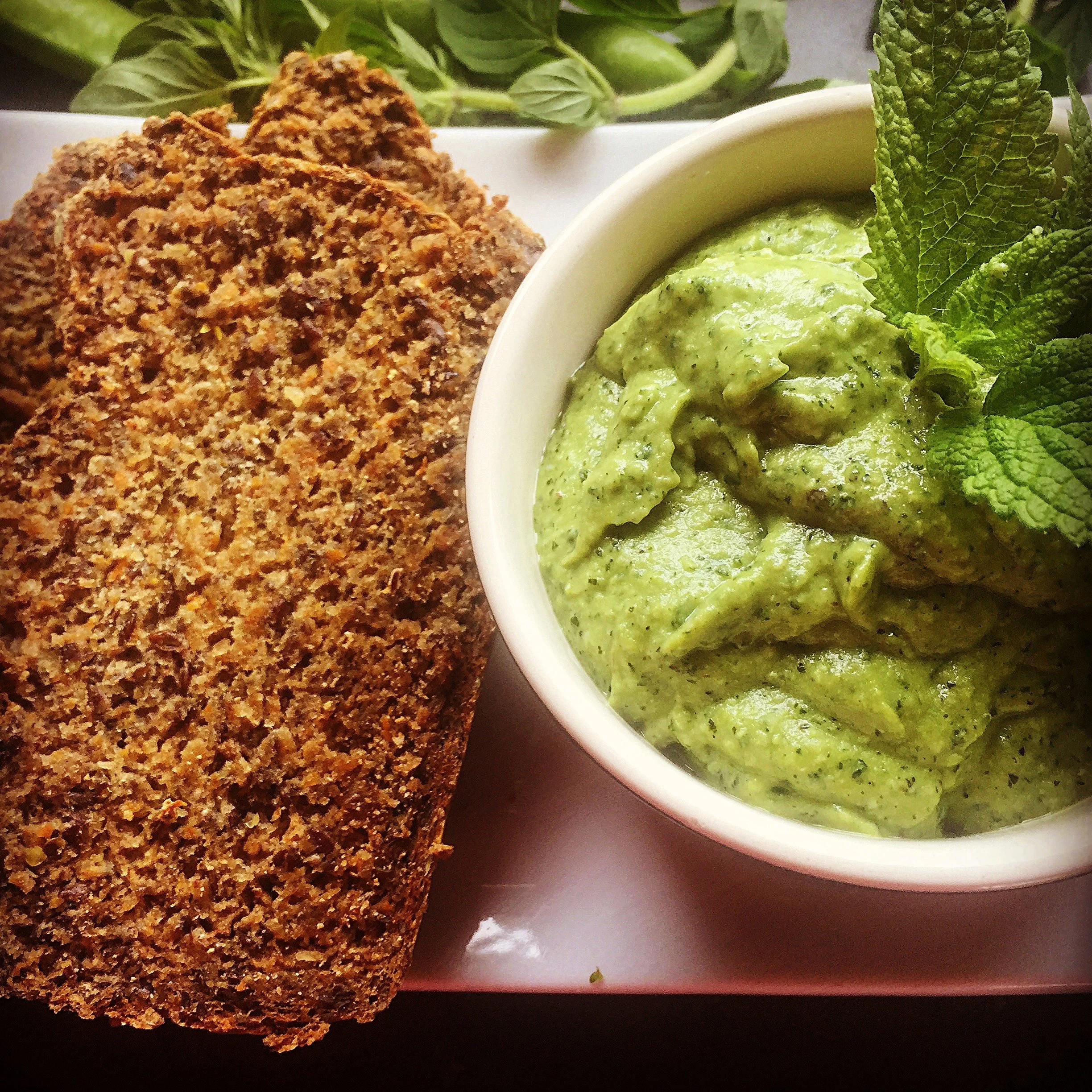 Lemon Balm - Broad bean Hummus