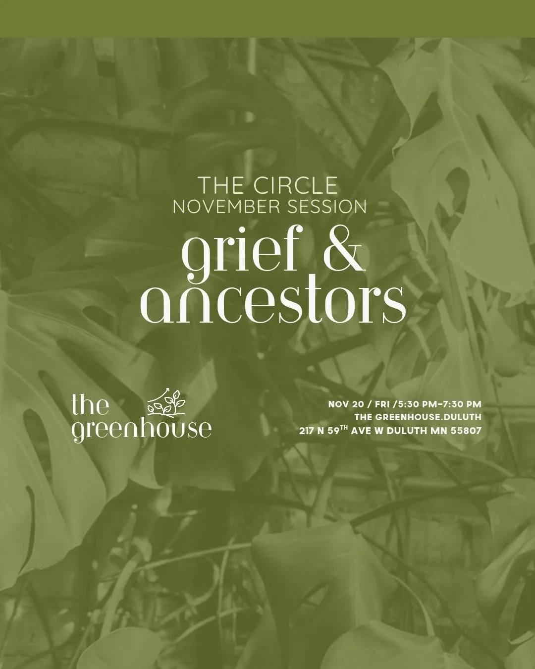THE CIRCLE November Session: Grief | Ancestors