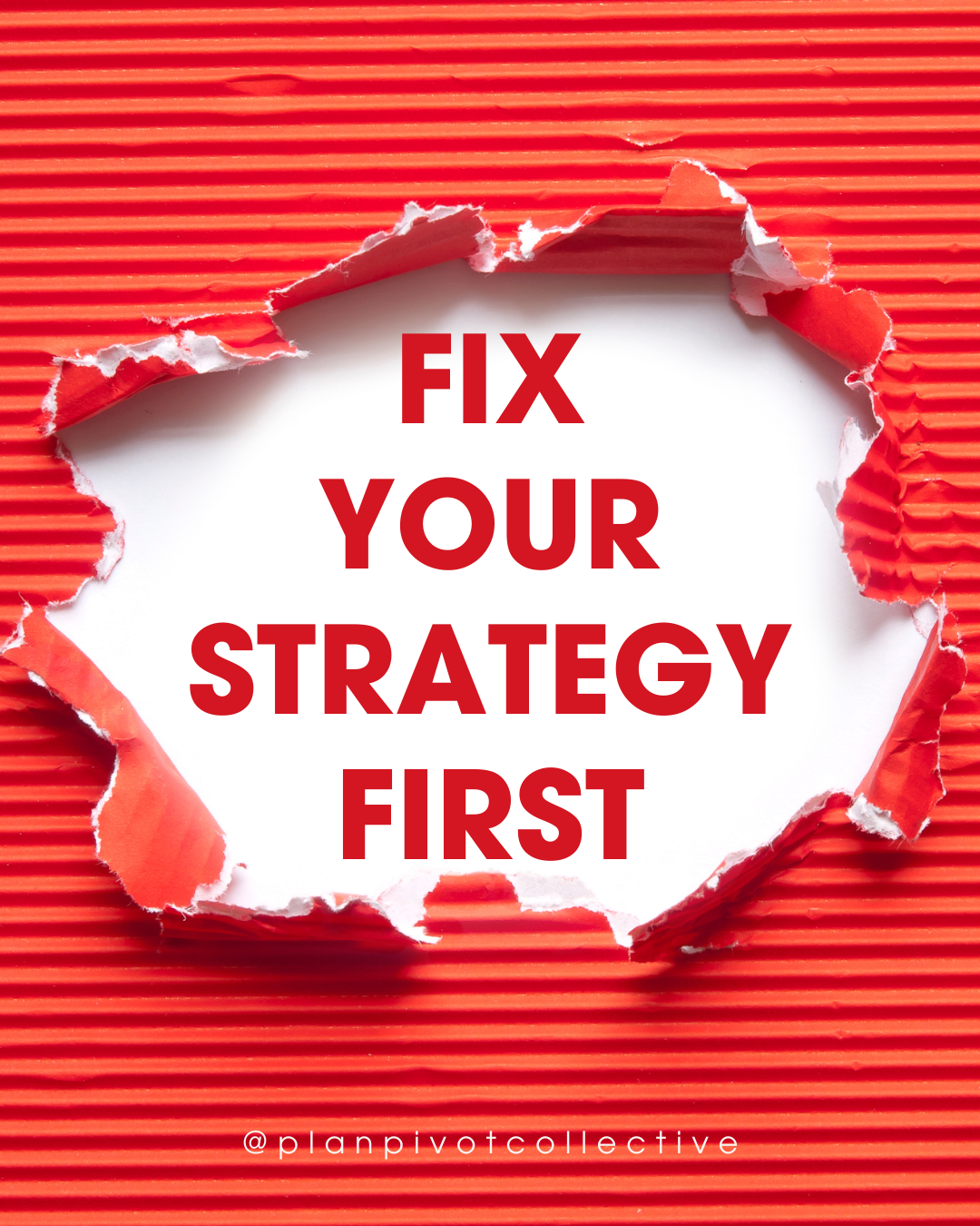 Plan + Pivot Collective - Fix Merchandising First