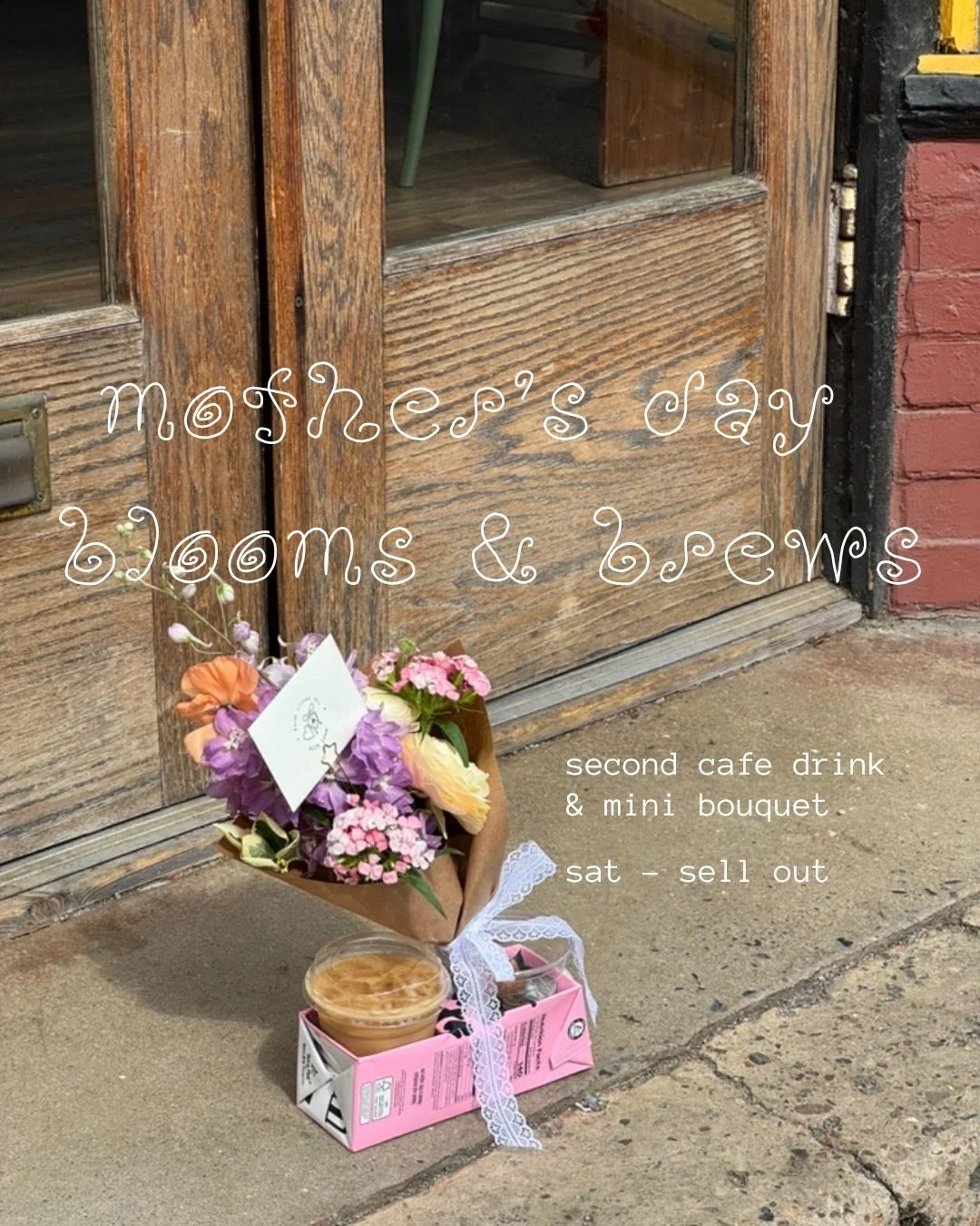 All Mother&rsquo;s Day weekend long we&rsquo;ll have the cutest combo for you to surprise her with. Mini bouquets to go with her fav @second.cafe drink ✨🪻☕️ 

limited mini bouquets available until sell out 🪻
a yummy bev from second cafe ☕️ 
and a c