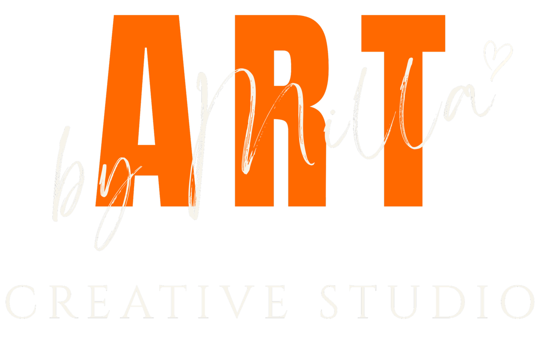 ArtByMilla Creative Studio Logo in Pantone 1505C