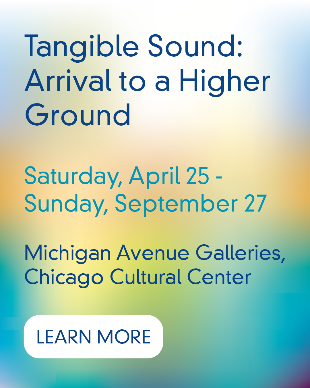 Tangible Sound: Arrival to a Higher Ground